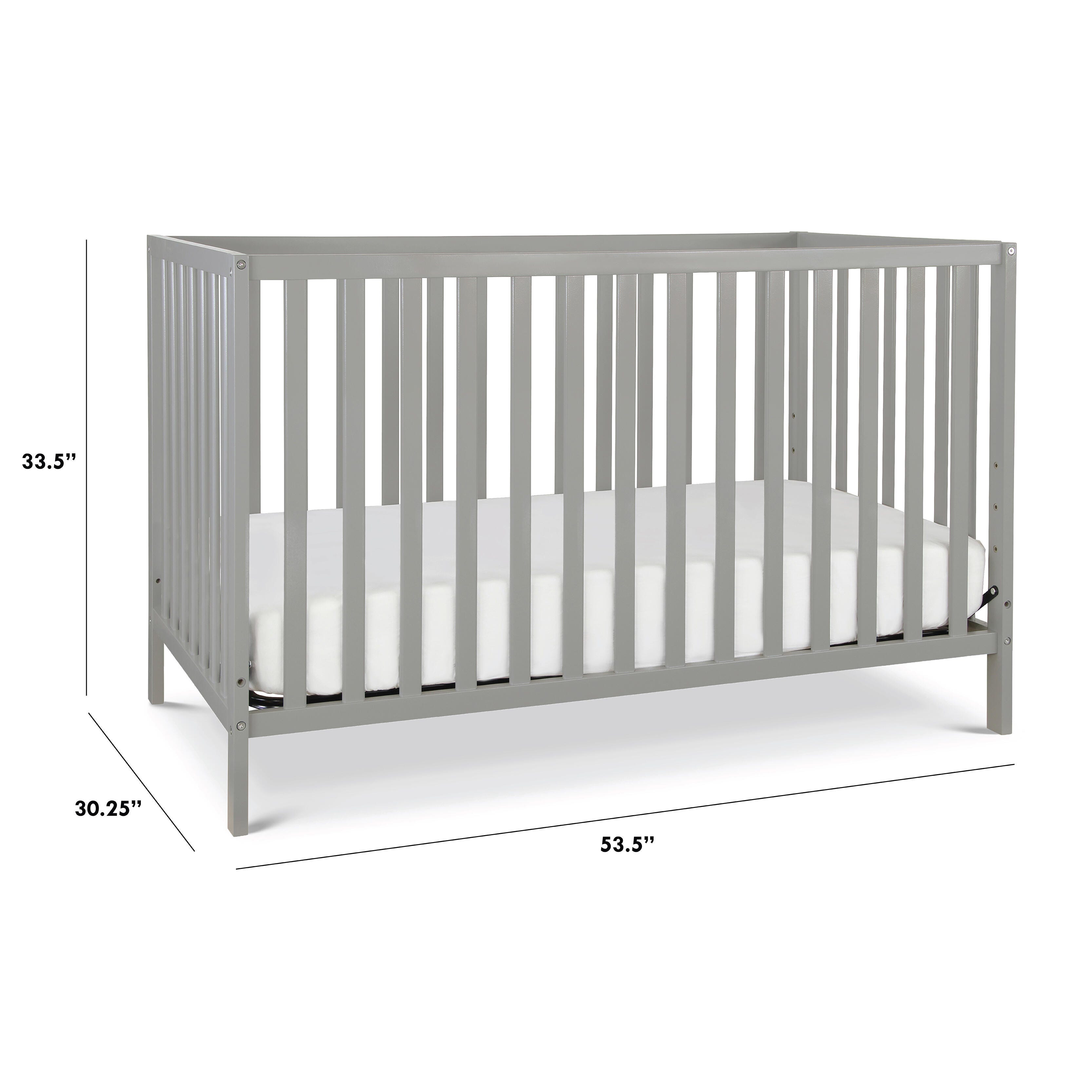 daVinci Union 4-in-1 Convertible Crib, Gray, large