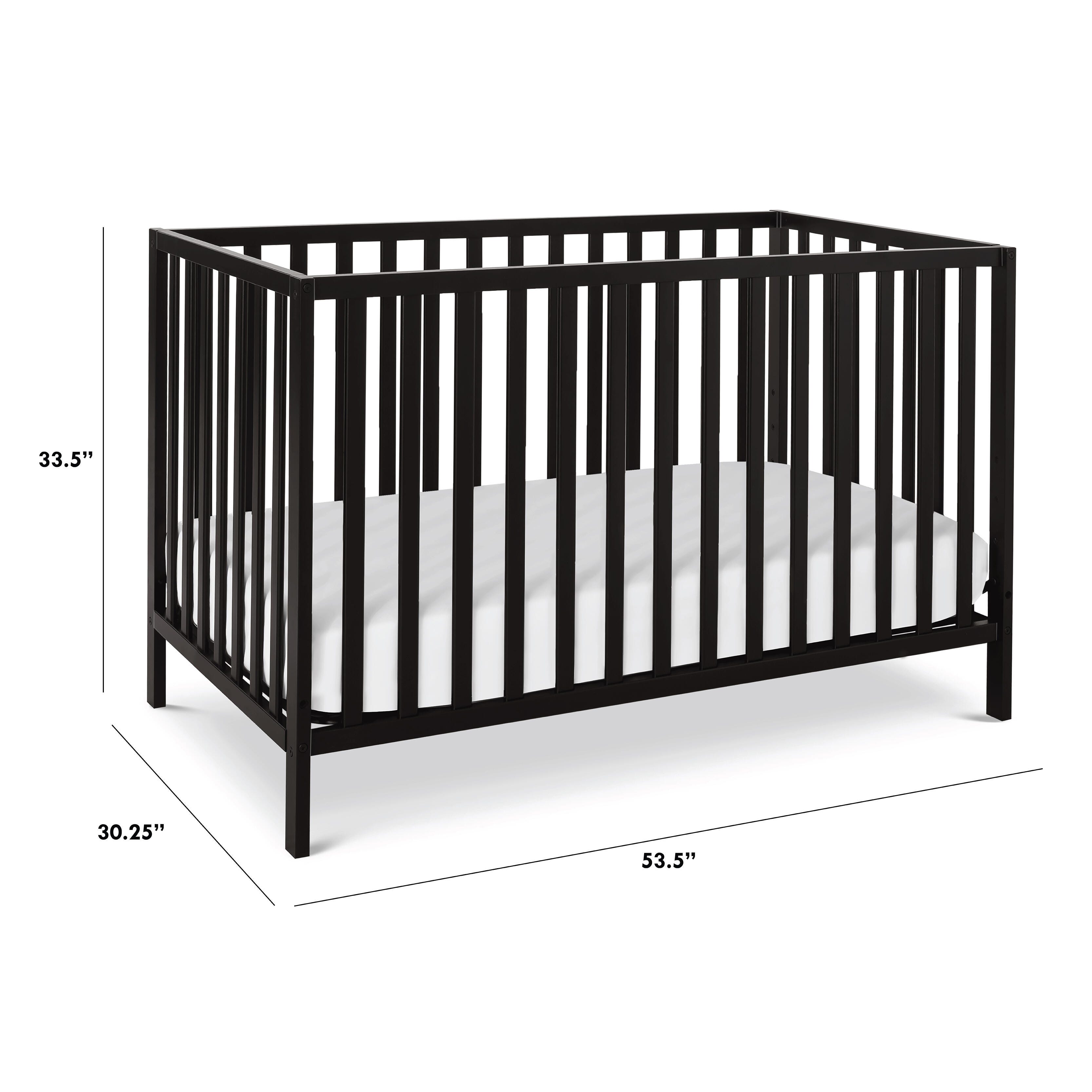 daVinci Union 4-in-1 Convertible Crib, Ebony, large