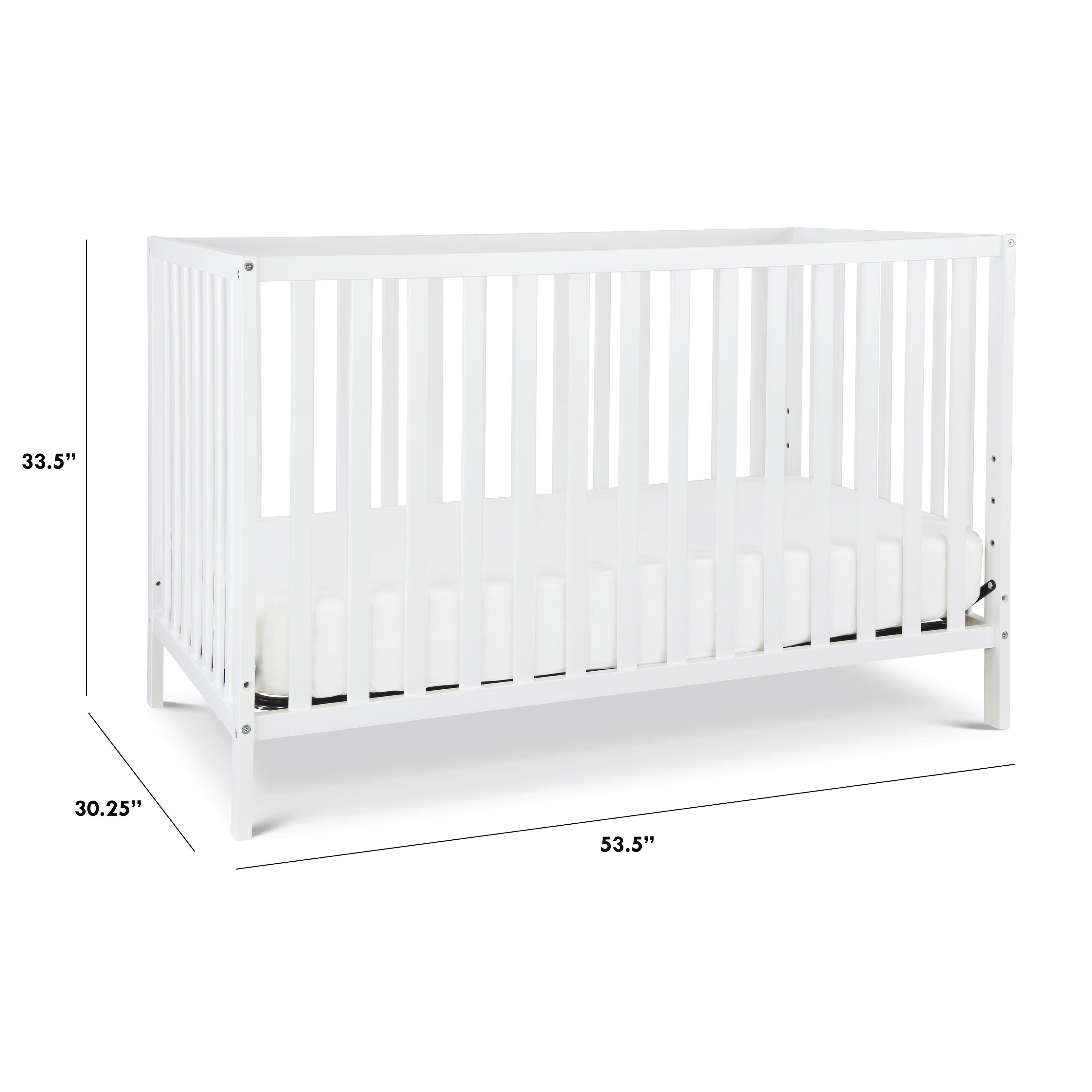 daVinci Union 4-in-1 Convertible Crib, White, large
