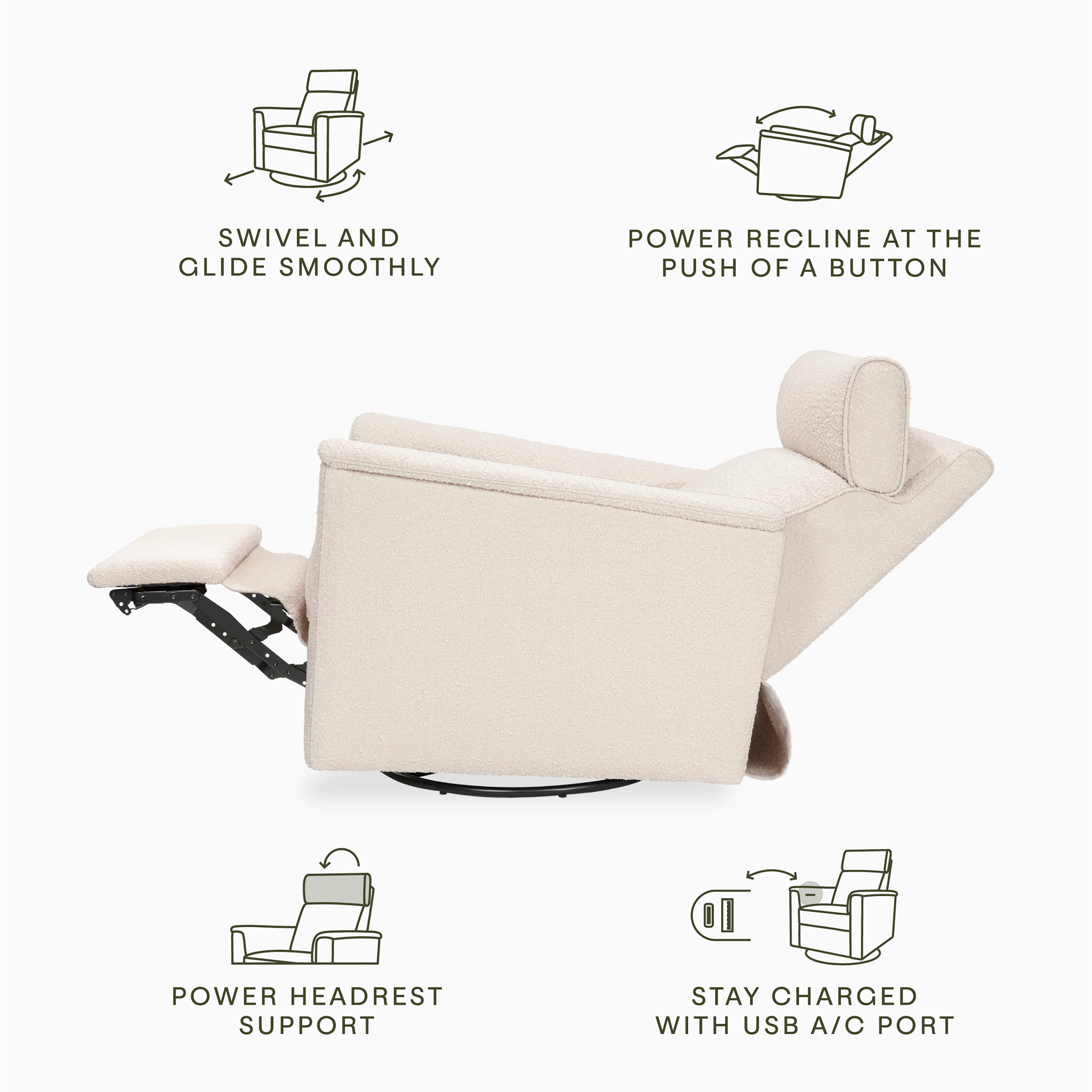 Namesake Power Glider Recliner, , large