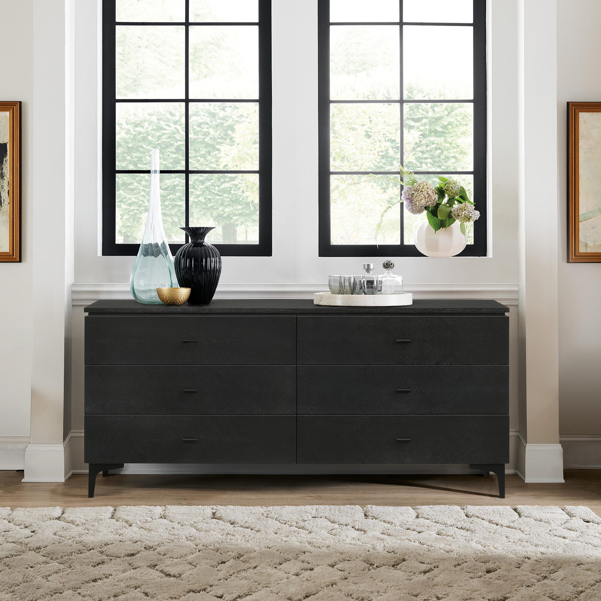 Armen Living Legend 6 Drawer Dresser, , rollover
