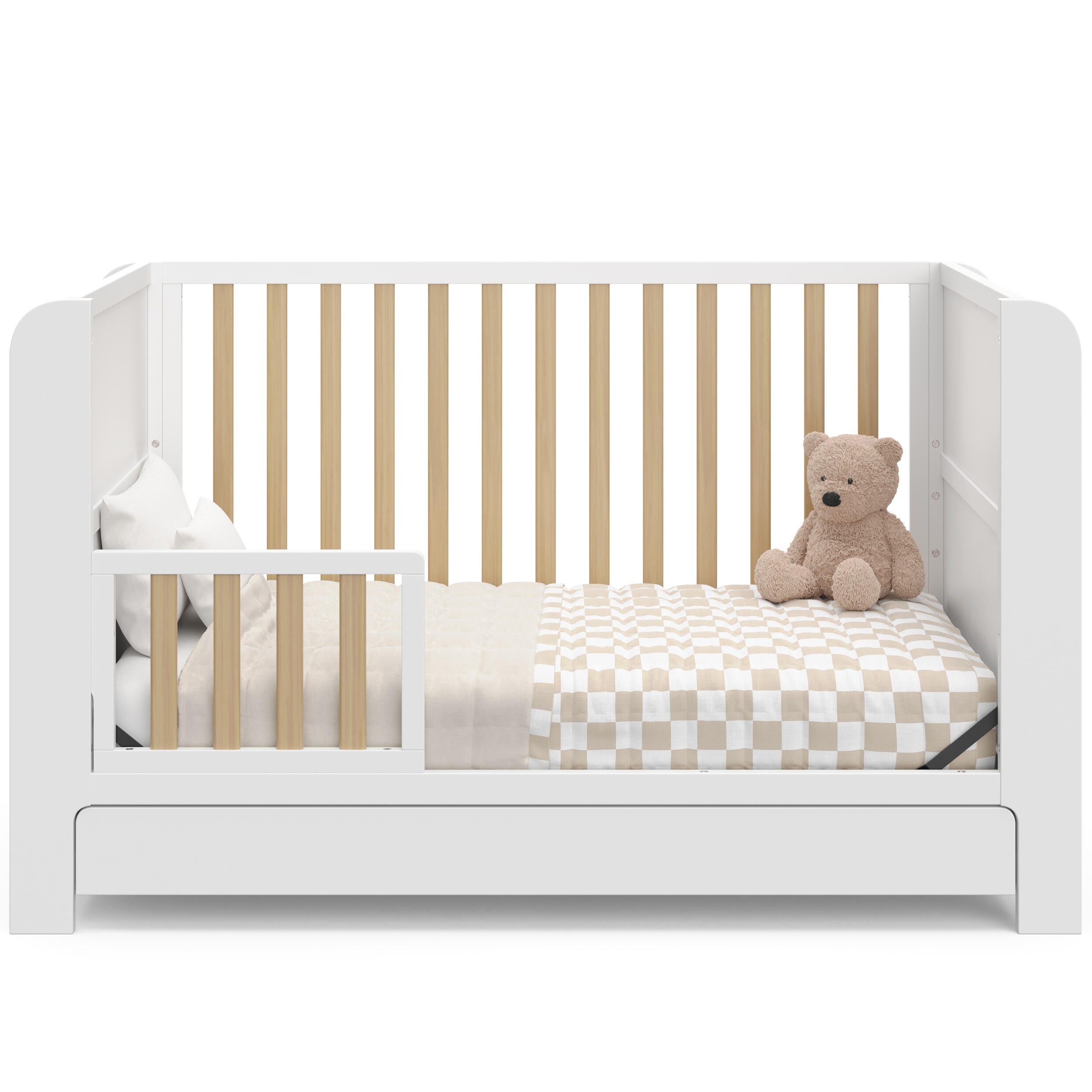Graco Toddler Bed Conversion Kit, White/Natural, large