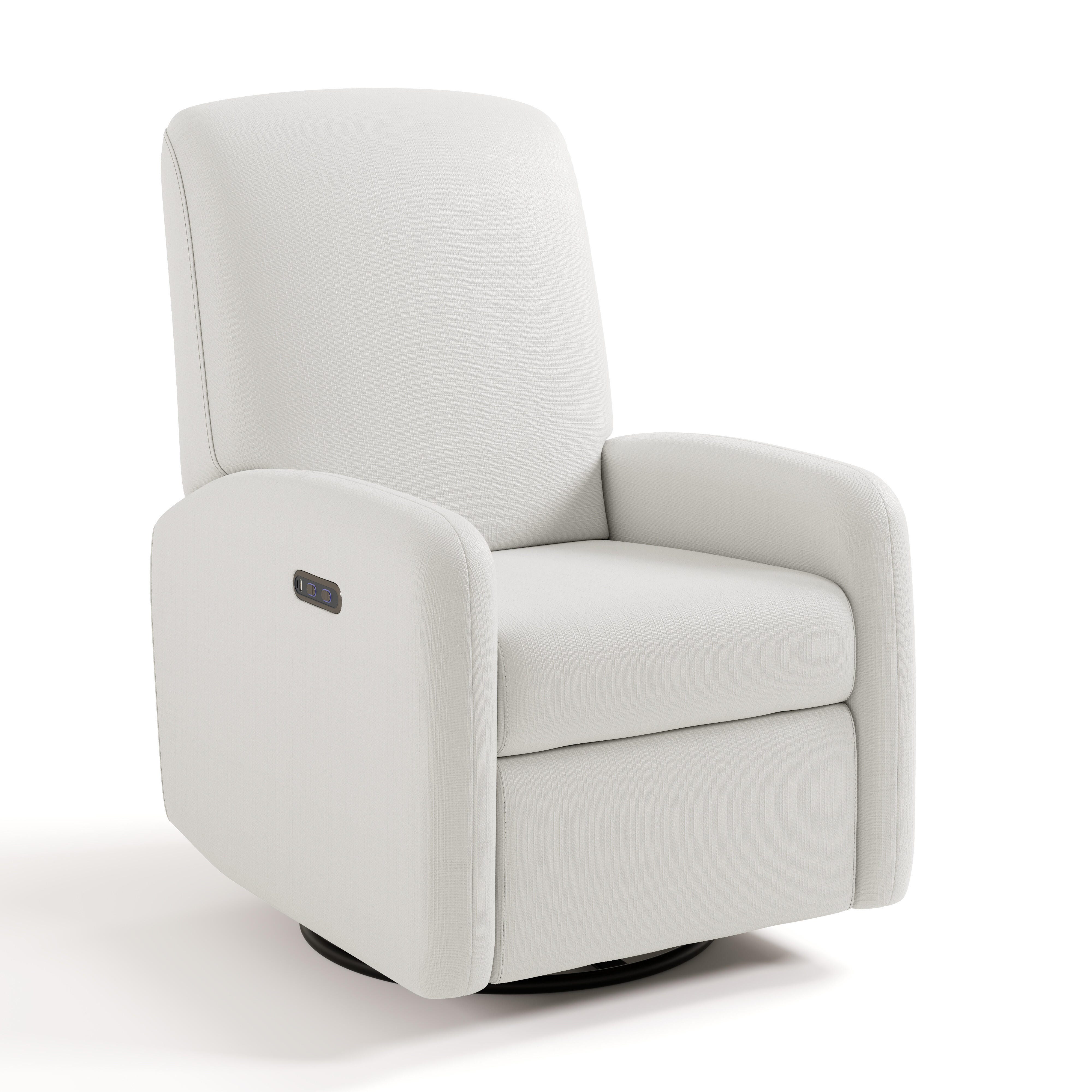 Graco Bellwood Power Swivel Glider Recliner, Ivory Basketweave, large