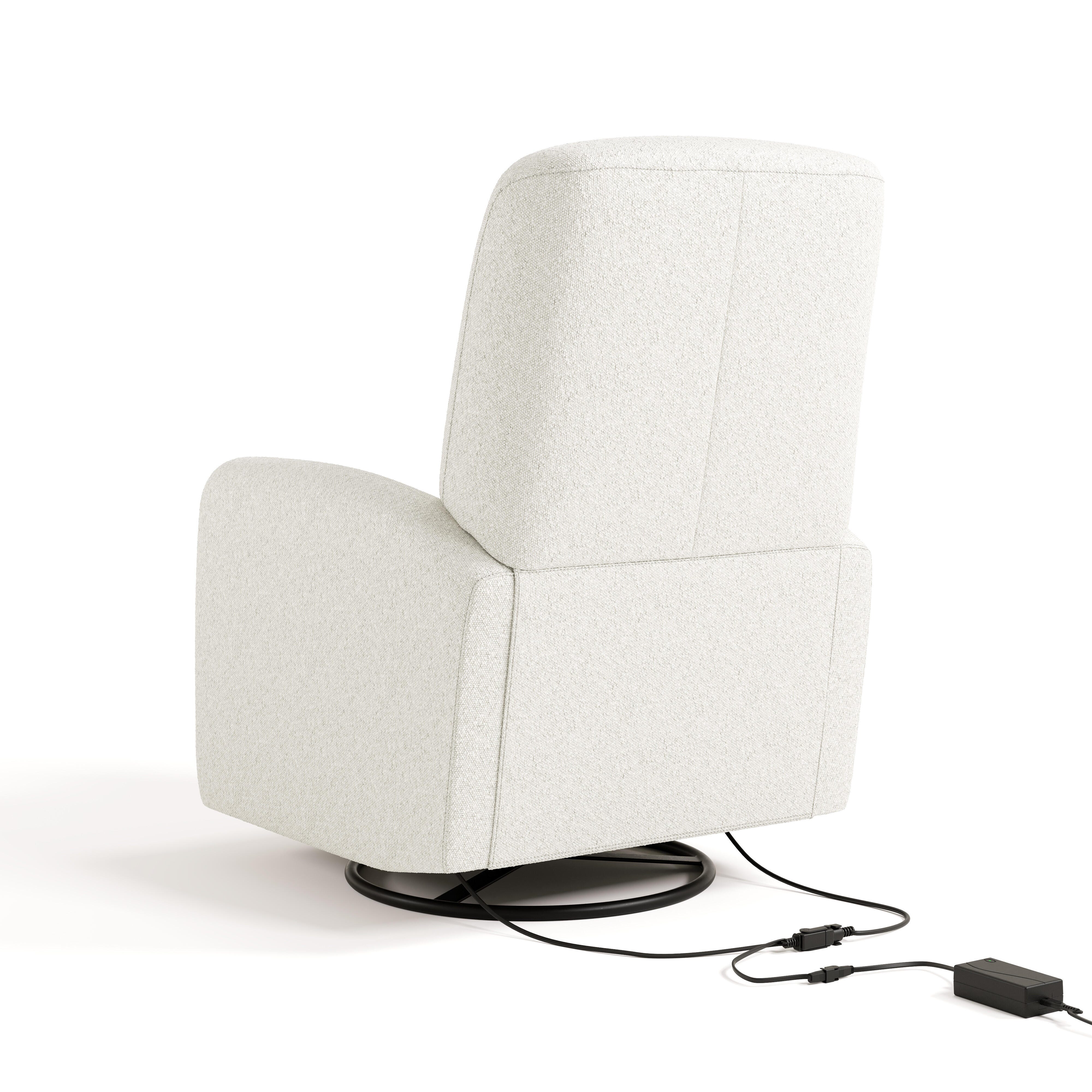 Graco Bellwood Power Swivel Glider Recliner, Ivory, large