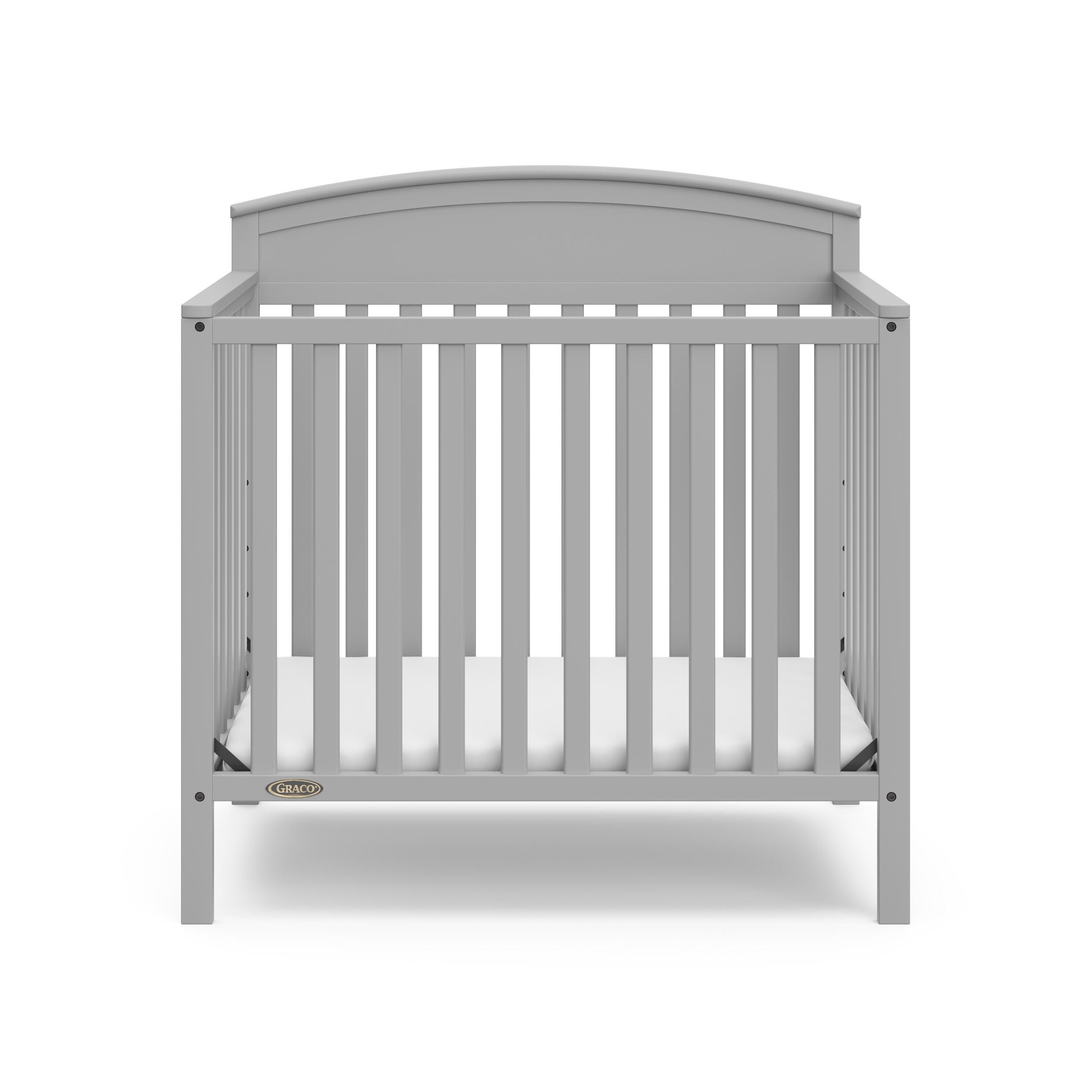 Graco Benton 4-in-1 Convertible Mini Crib, Pebble Gray, large