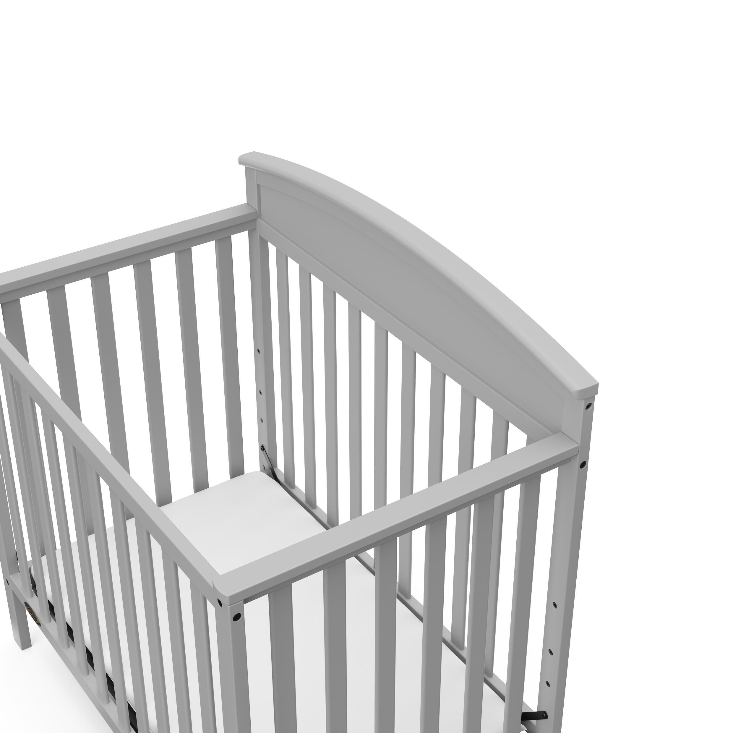 Graco Benton 4-in-1 Convertible Mini Crib, Pebble Gray, large