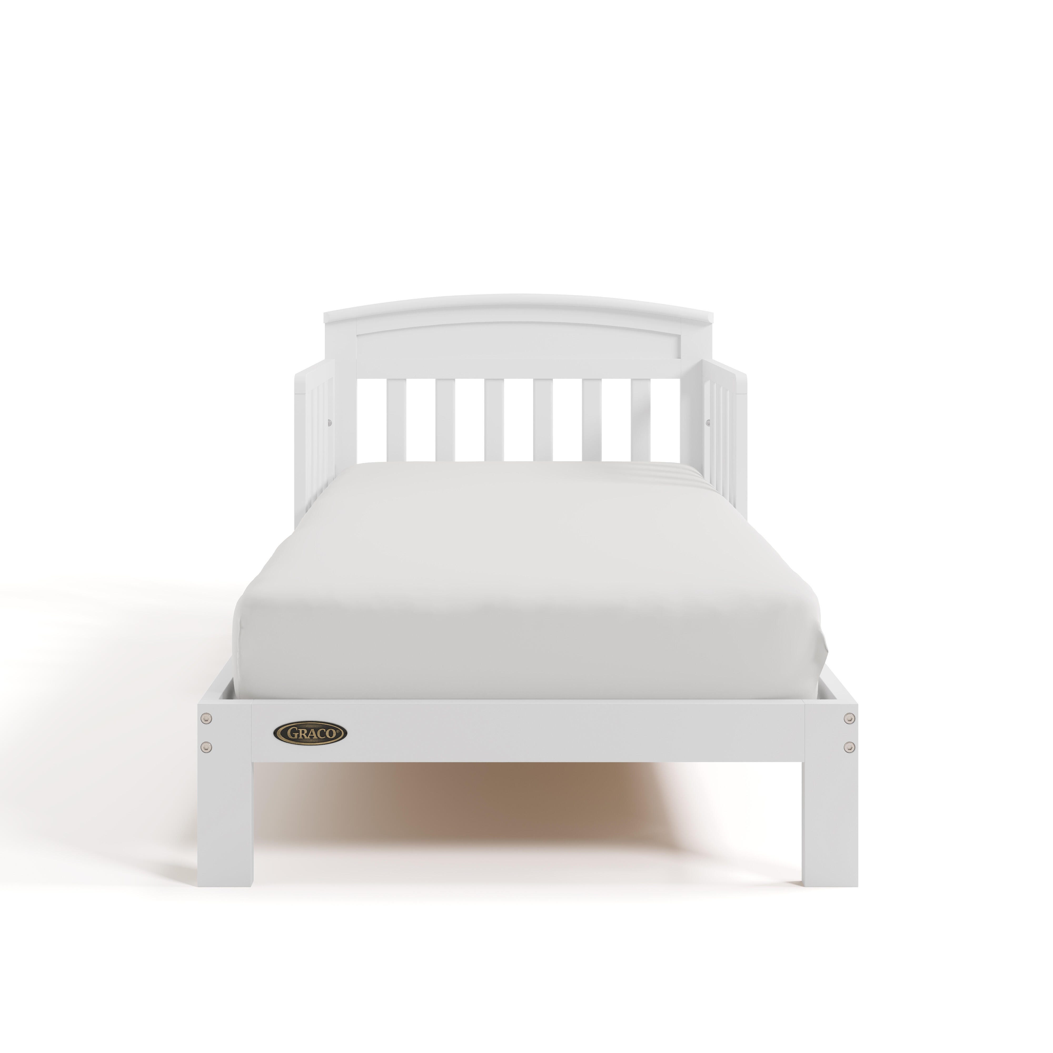Graco Benton Toddler Open Frame Bed, White, large