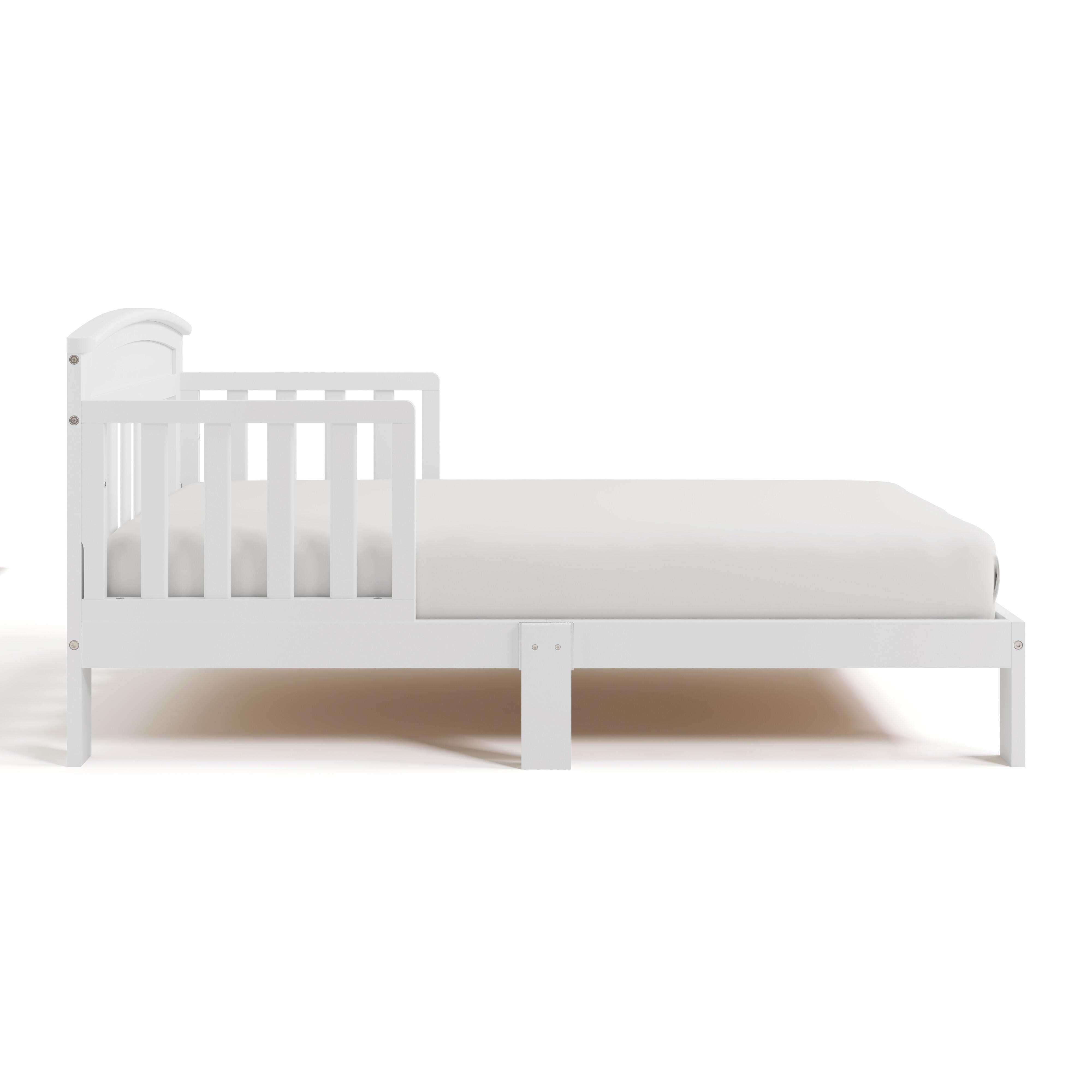 Graco Benton Toddler Open Frame Bed, White, large