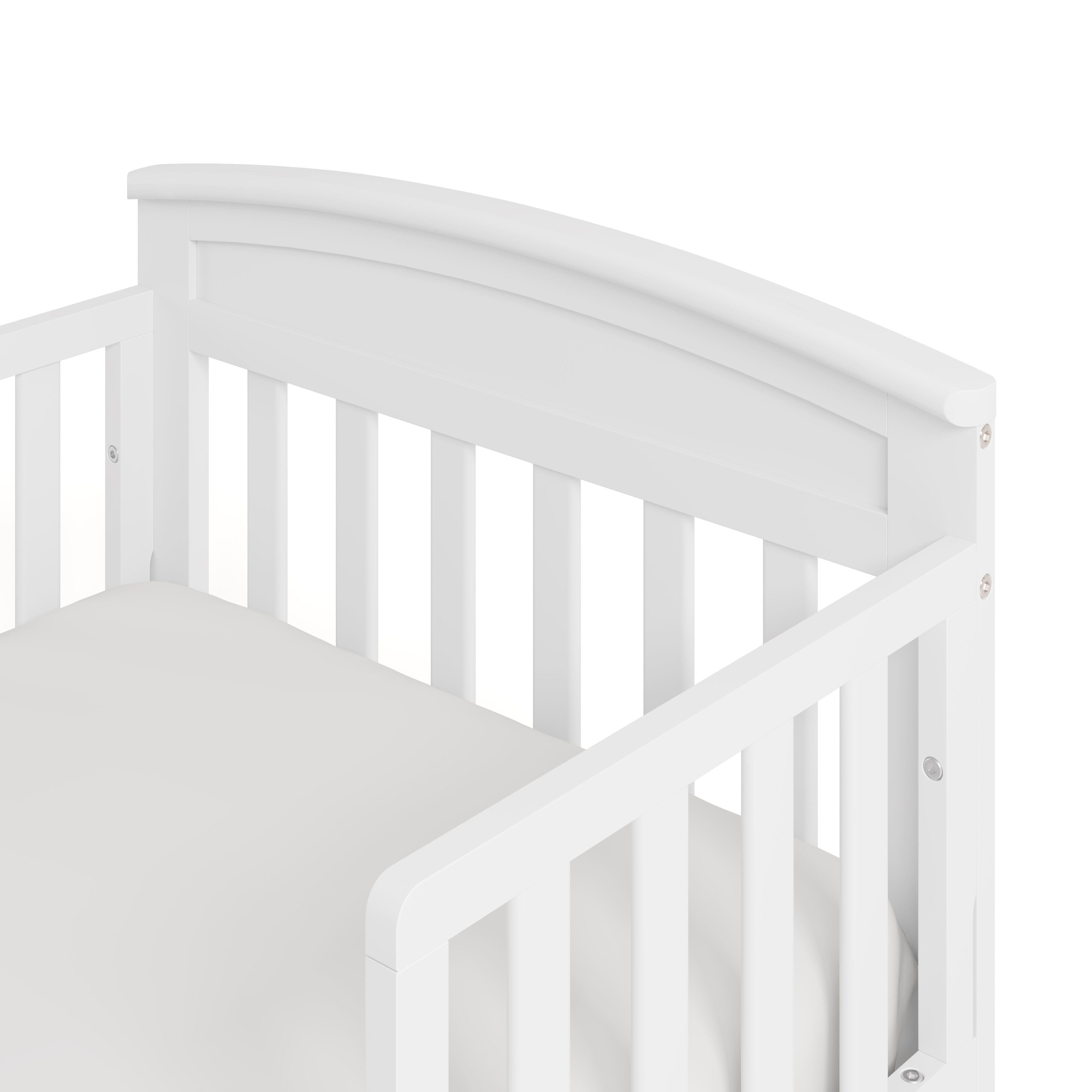 Graco Benton Toddler Open Frame Bed, White, large