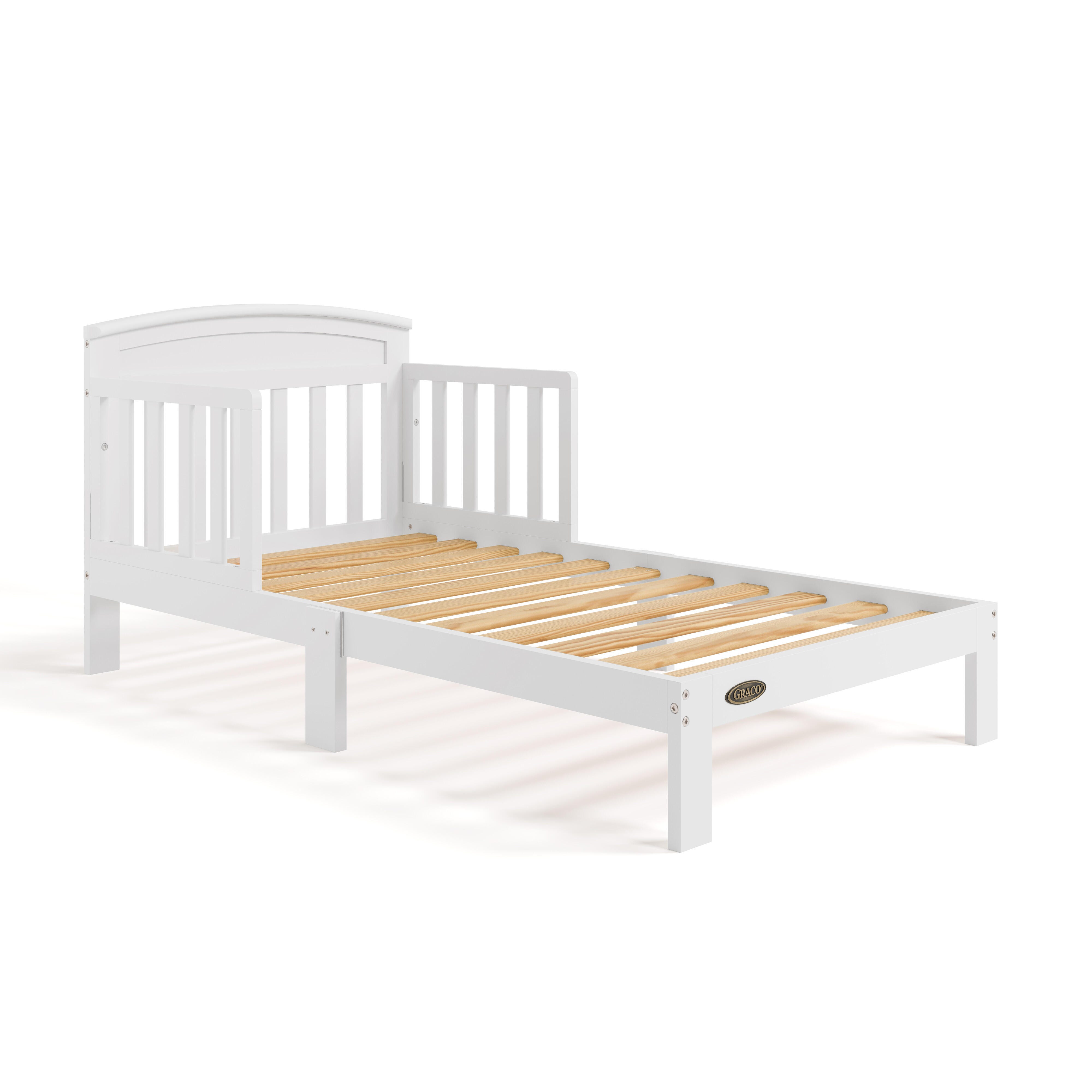 Graco Benton Toddler Open Frame Bed, White, large
