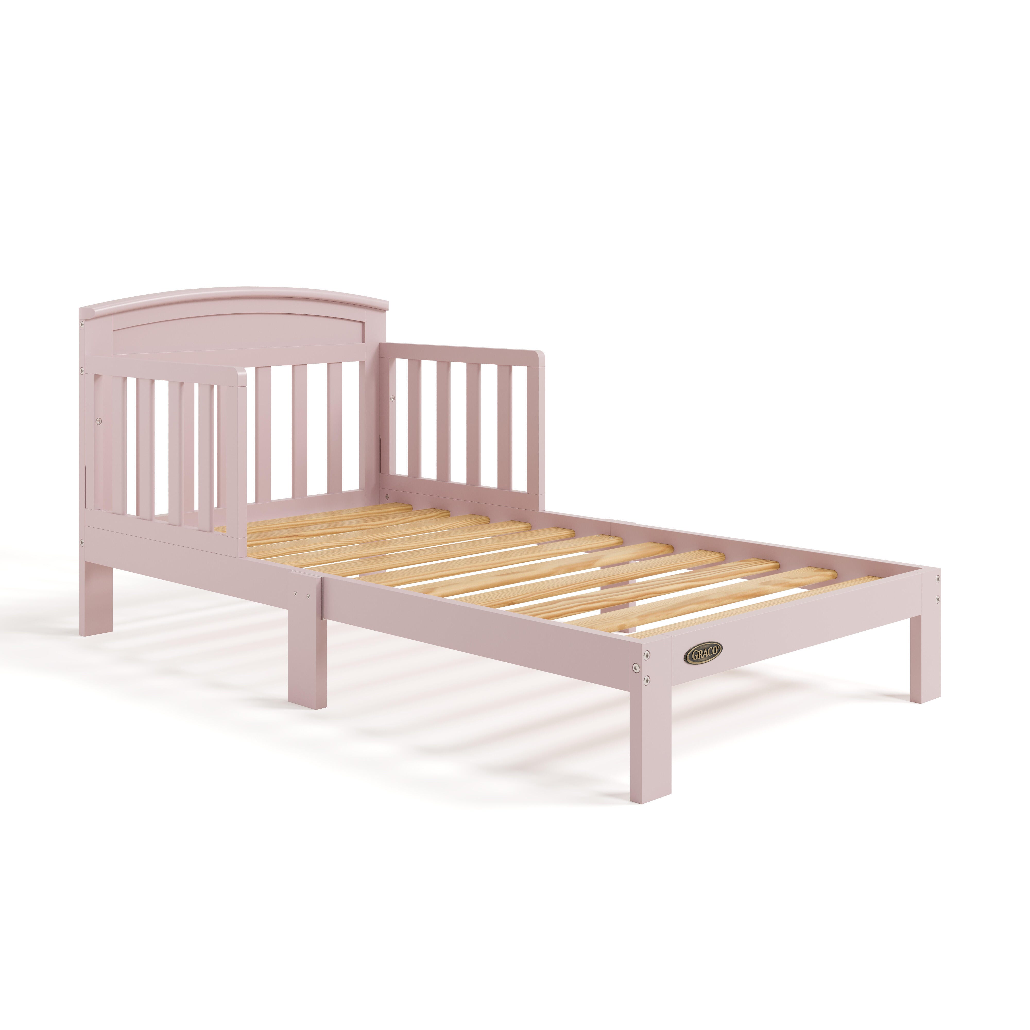 Graco Benton Toddler Open Frame Bed, Blush, large