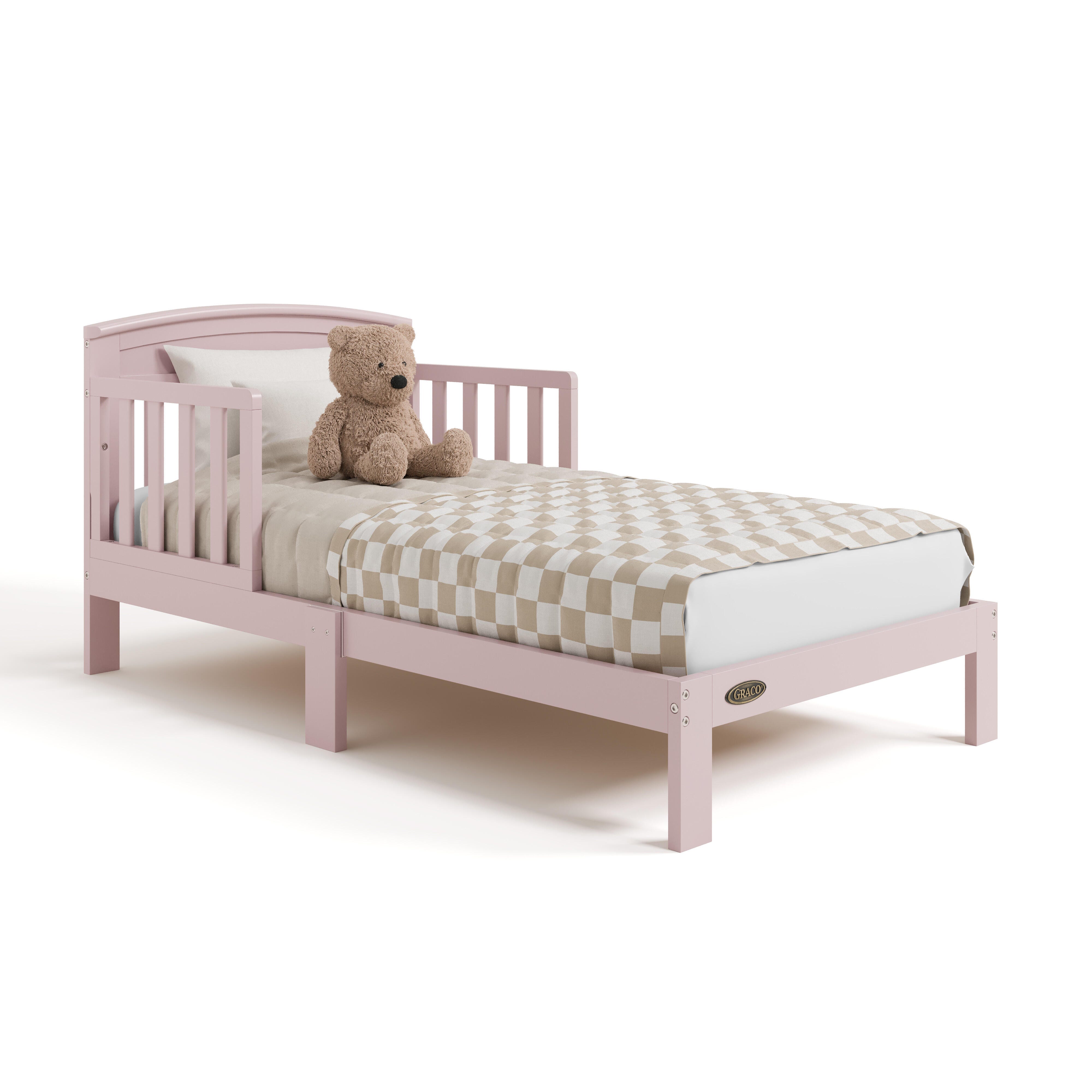 Graco Benton Toddler Open Frame Bed, Blush, large