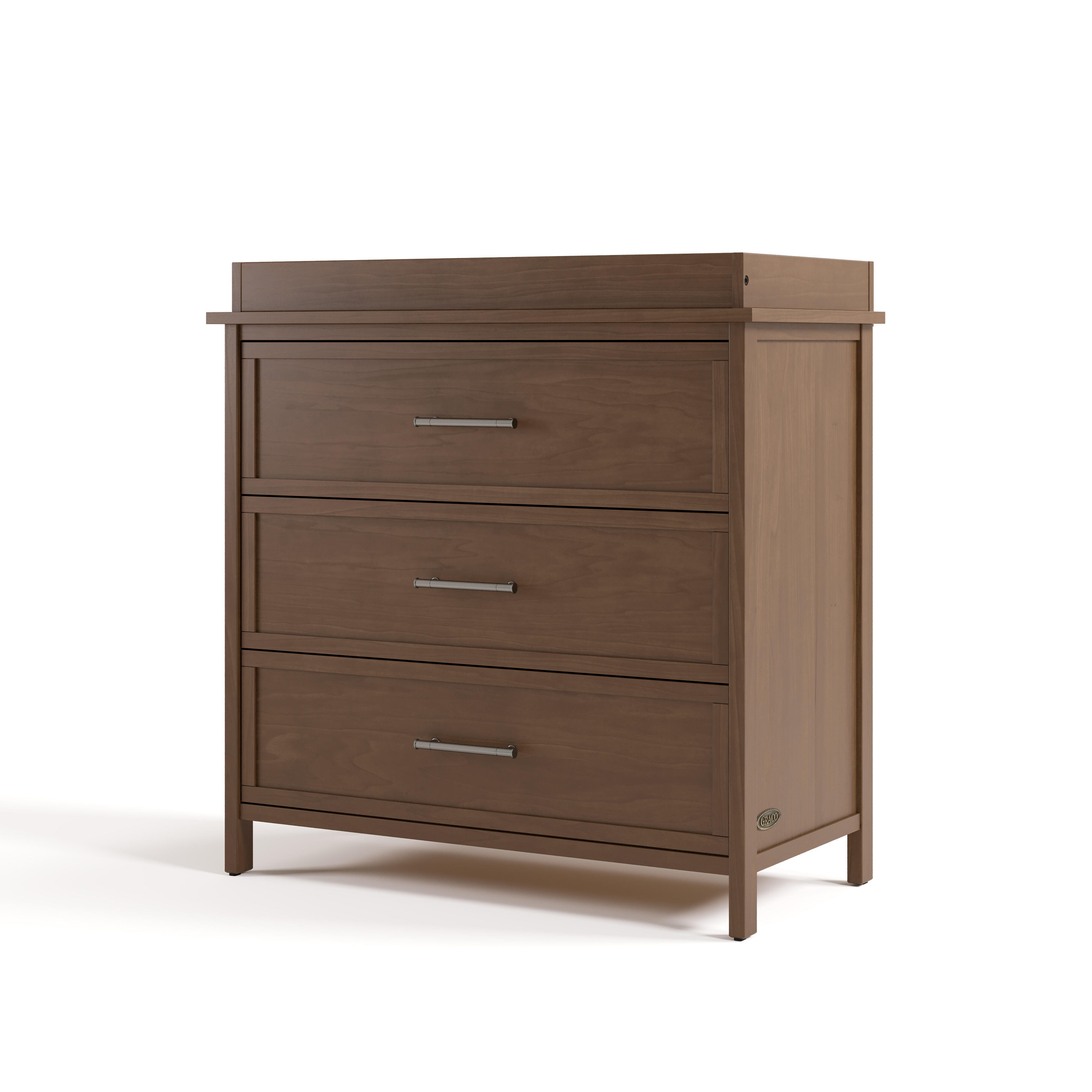 Graco Classic 3 Drawer Chest of Drawers, Hazelnut, large