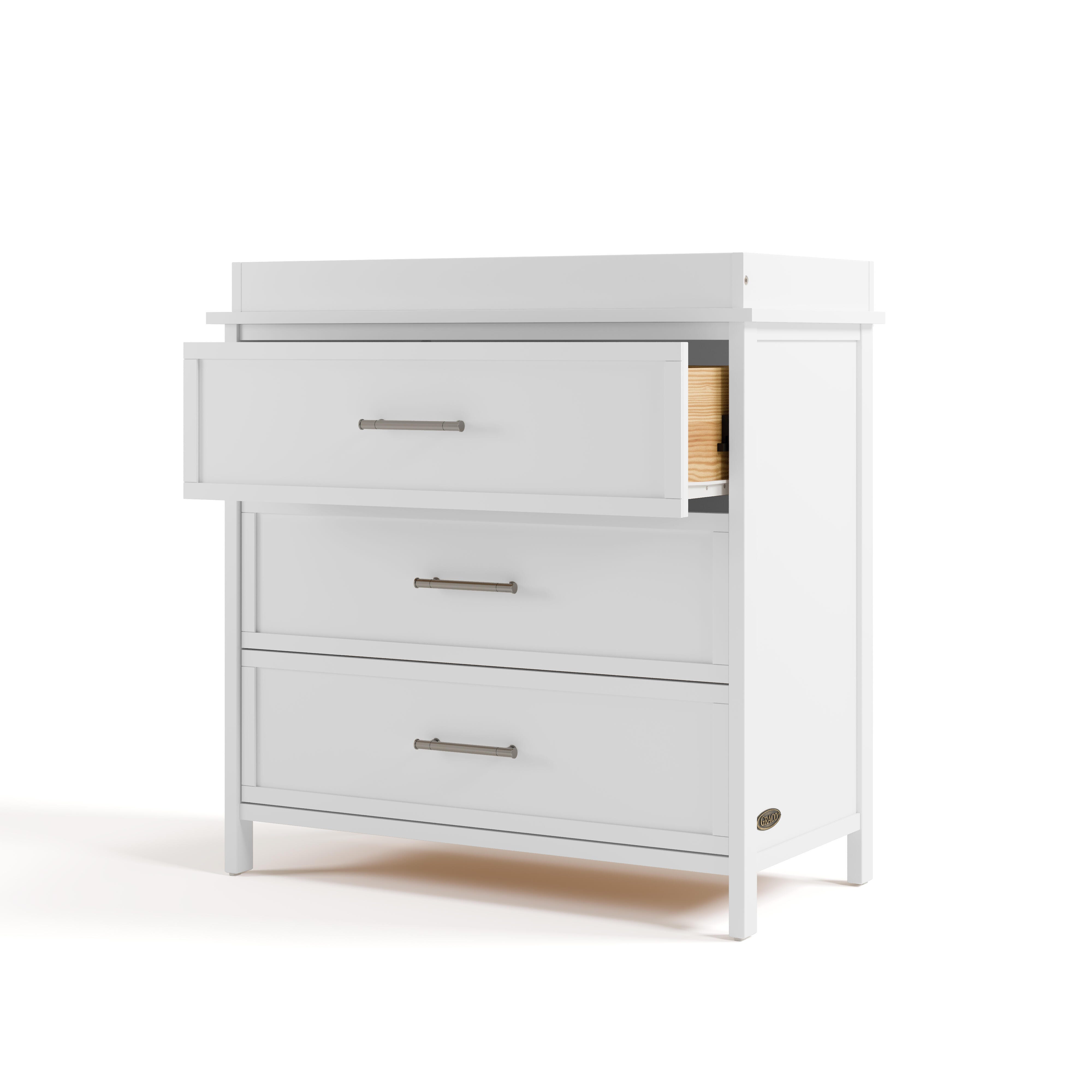 Graco Classic 3 Drawer Chest of Drawers, White, large