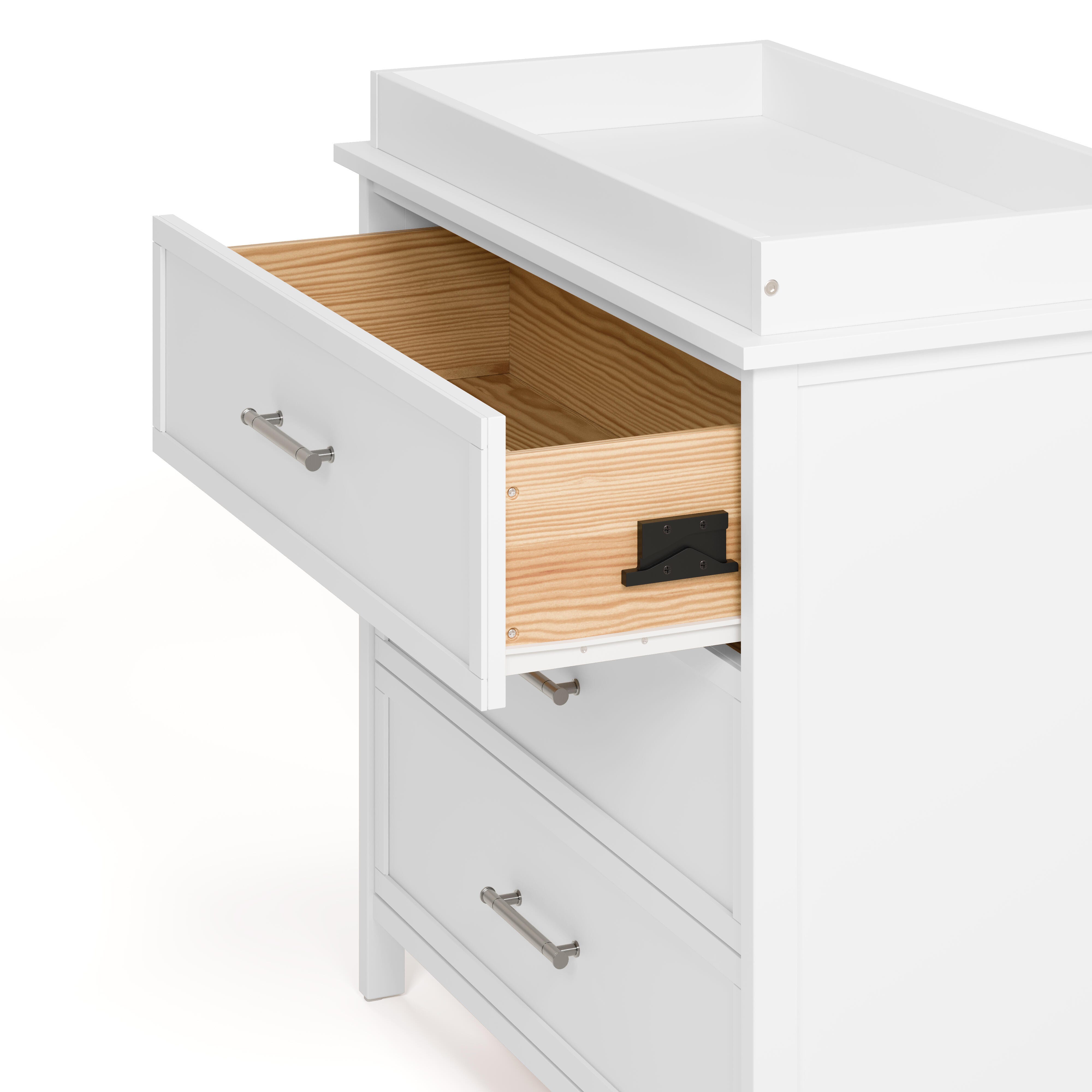 Graco Classic 3 Drawer Chest of Drawers, White, large