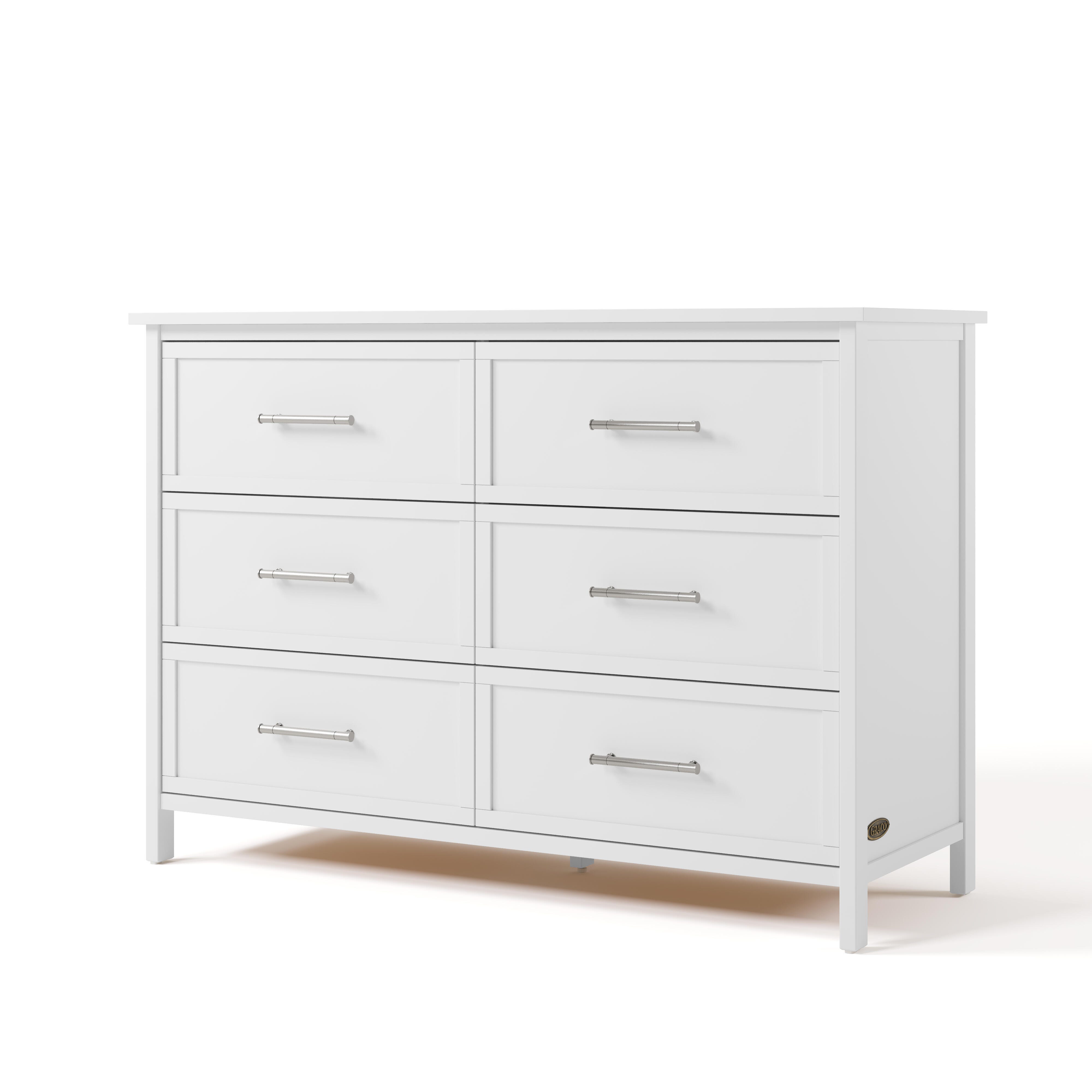 Graco Classic 6 Drawer Dresser, White, large