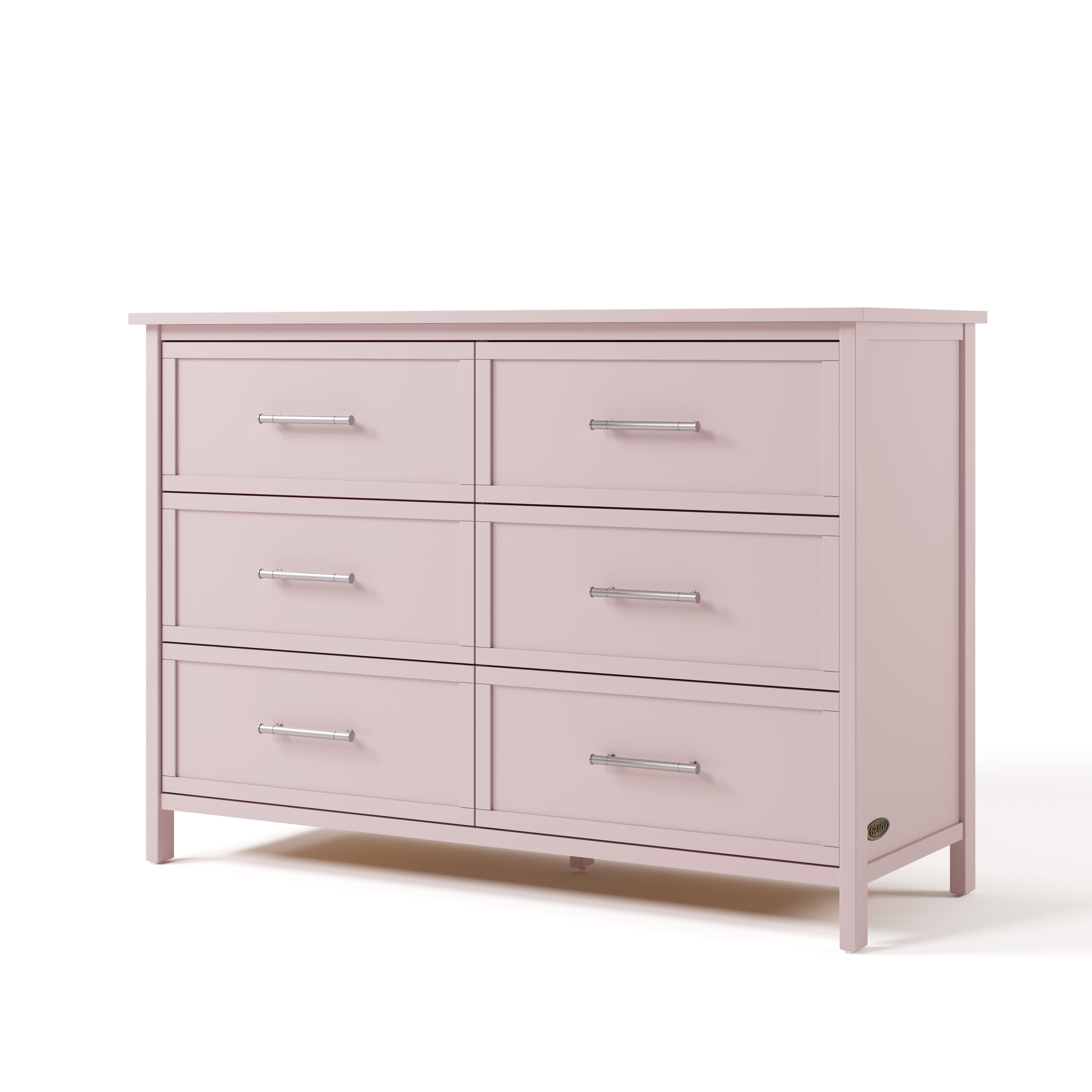 Graco Classic 6 Drawer Dresser, Blush, large