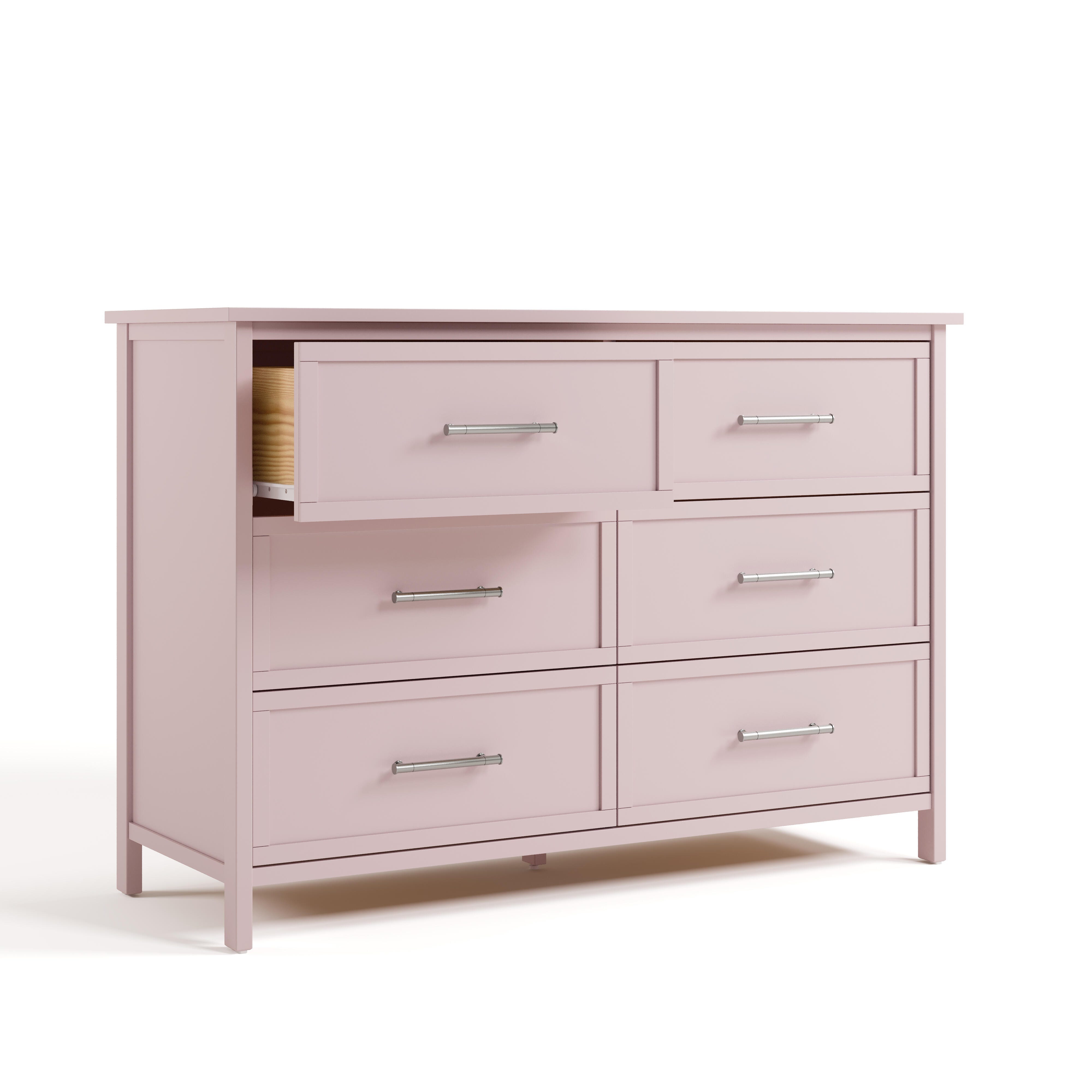 Graco Classic 6 Drawer Dresser, Blush, large