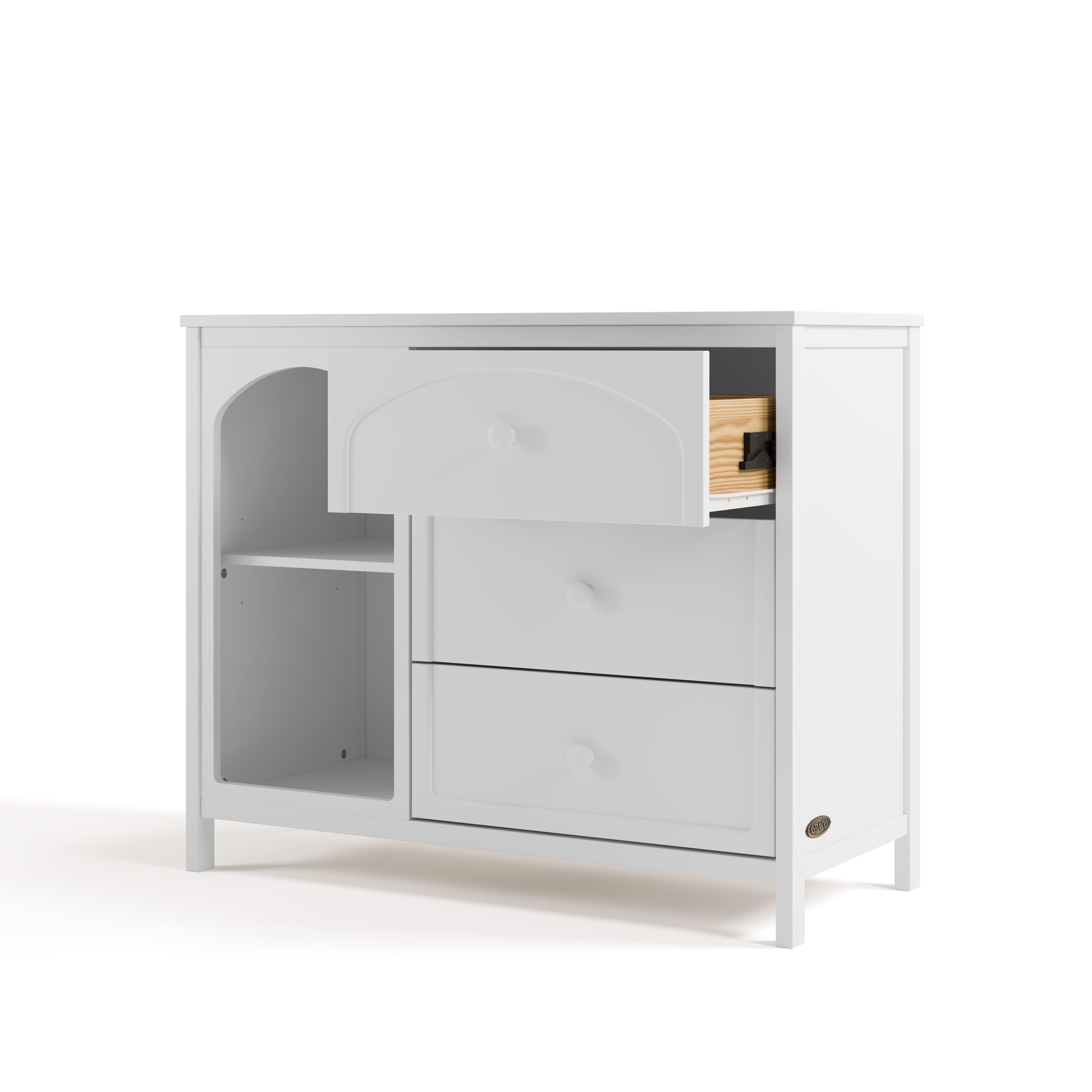 Graco Olivia 3 Drawer Dresser, White, large