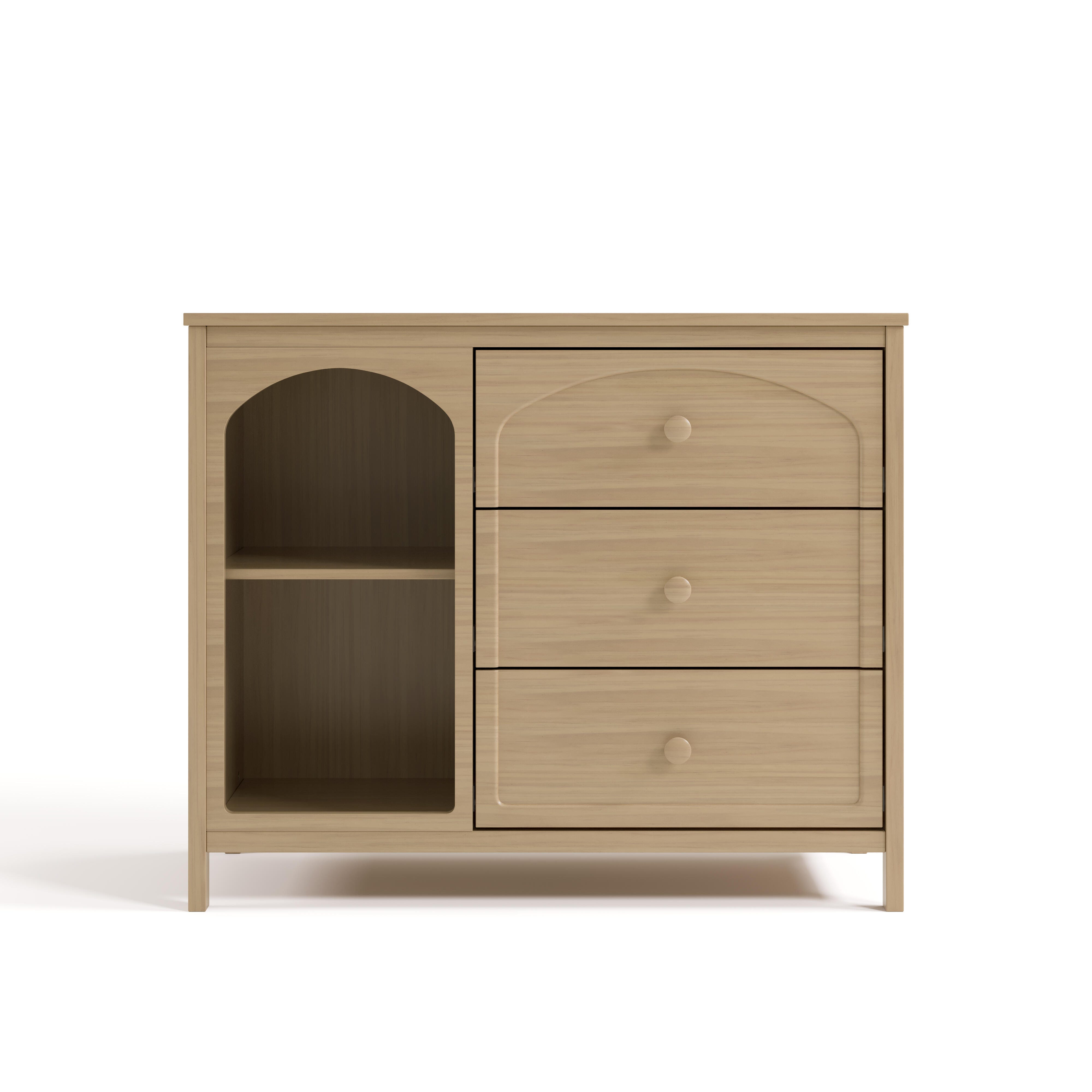 Graco Olivia 3 Drawer Dresser, Driftwood, large