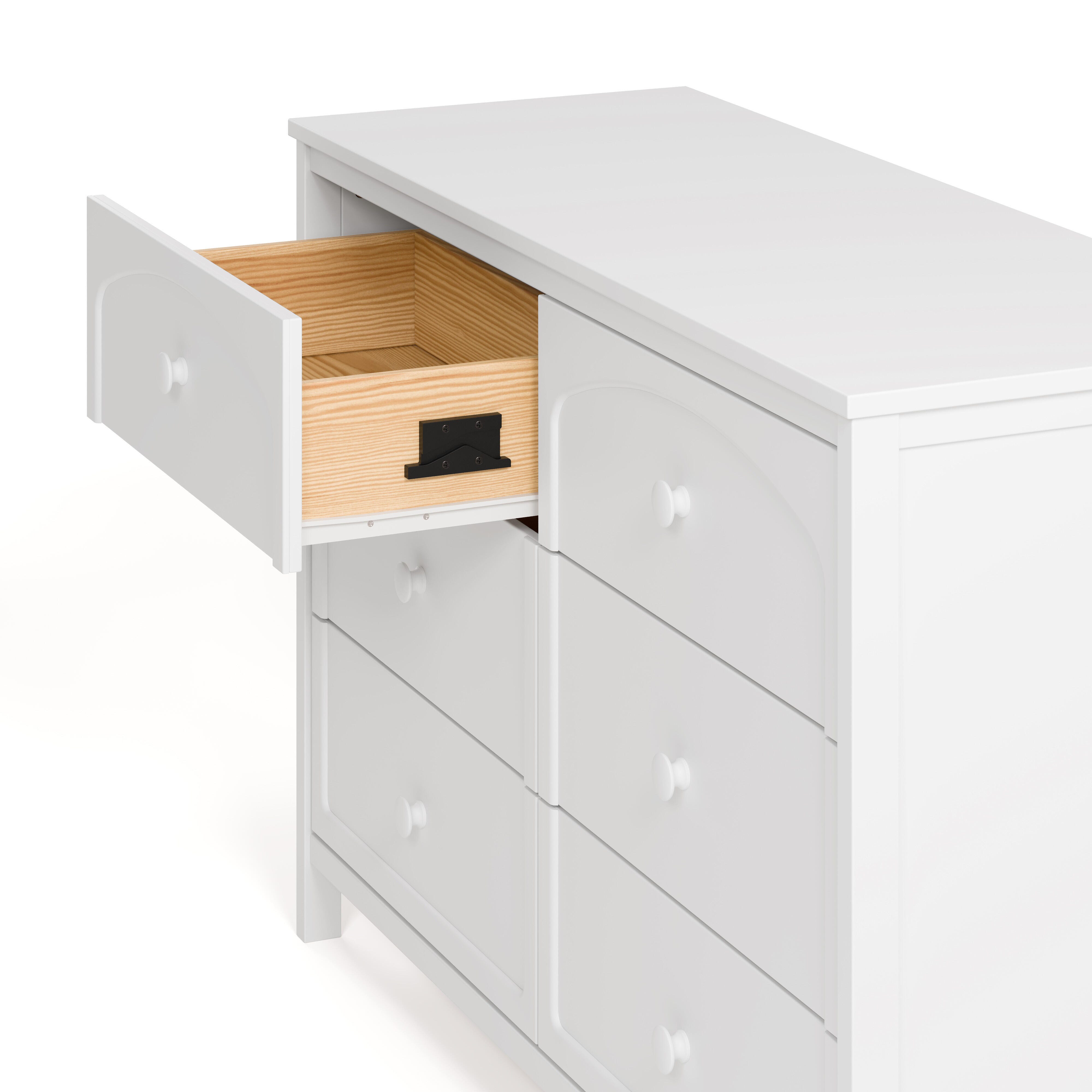 Graco Olivia 6 Drawer Dresser, White, large