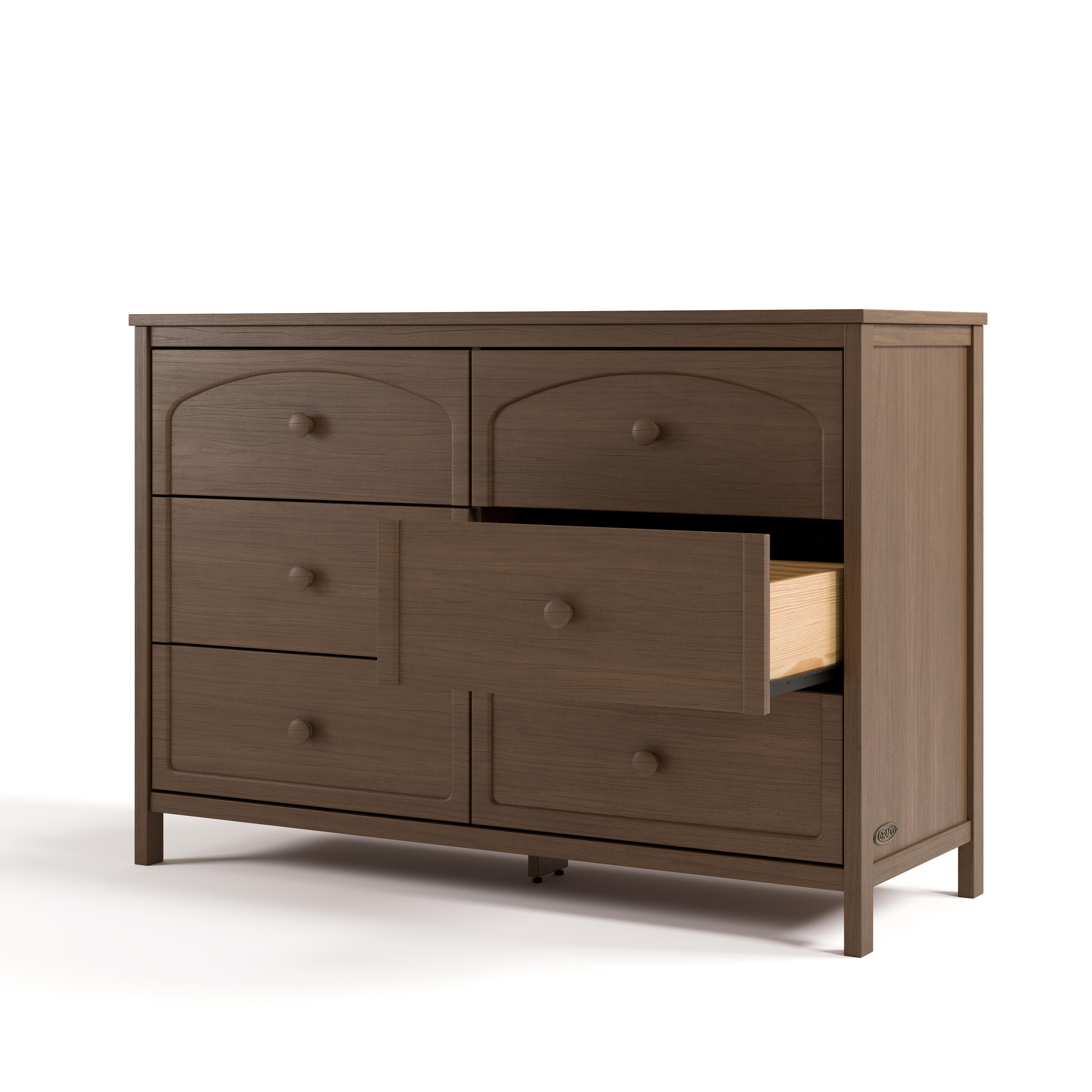 Graco Olivia 6 Drawer Dresser, Hazelnut, large