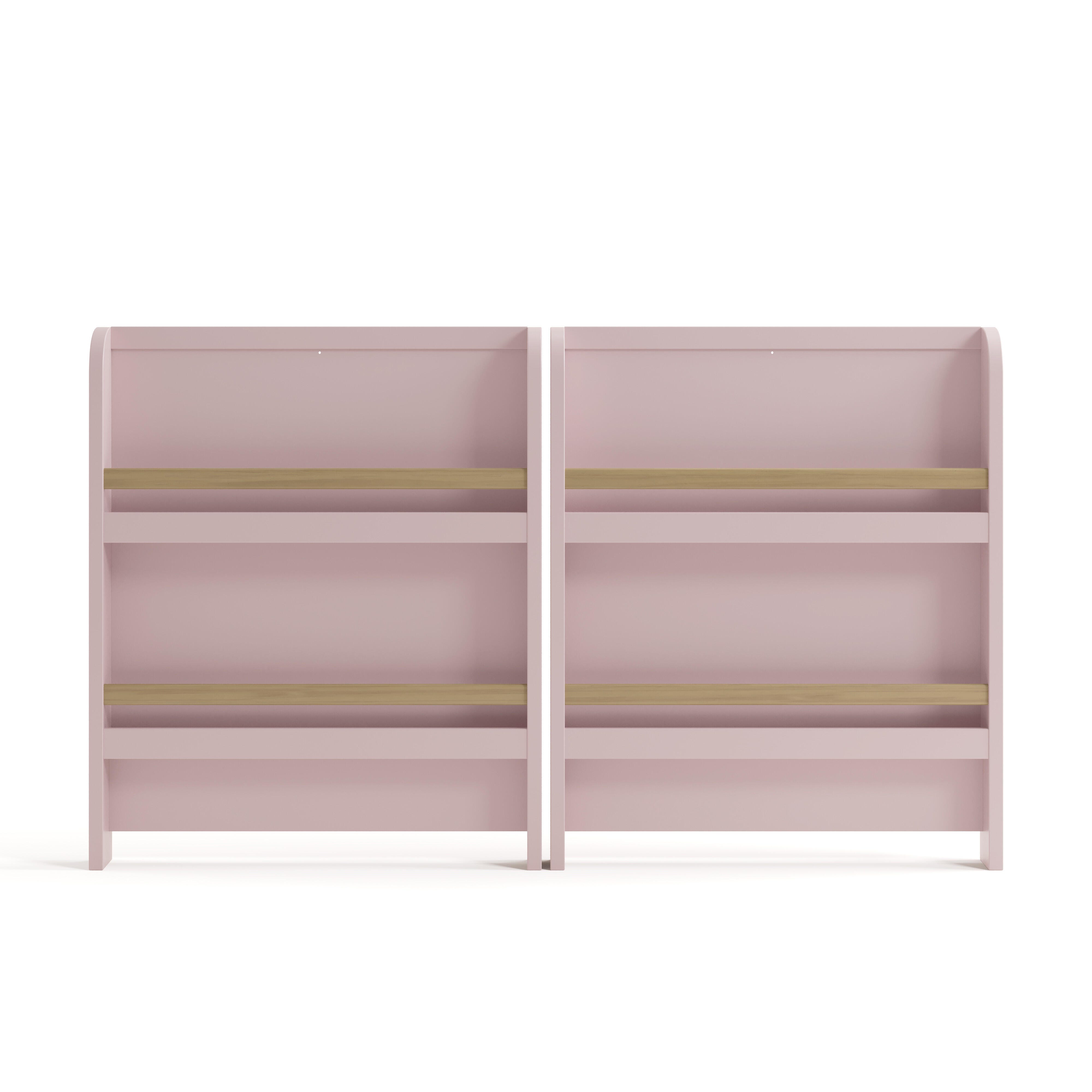 Graco Read-with-Me 4-in-1 Convertible Crib with Storage Drawer, Blush/Driftwood, large