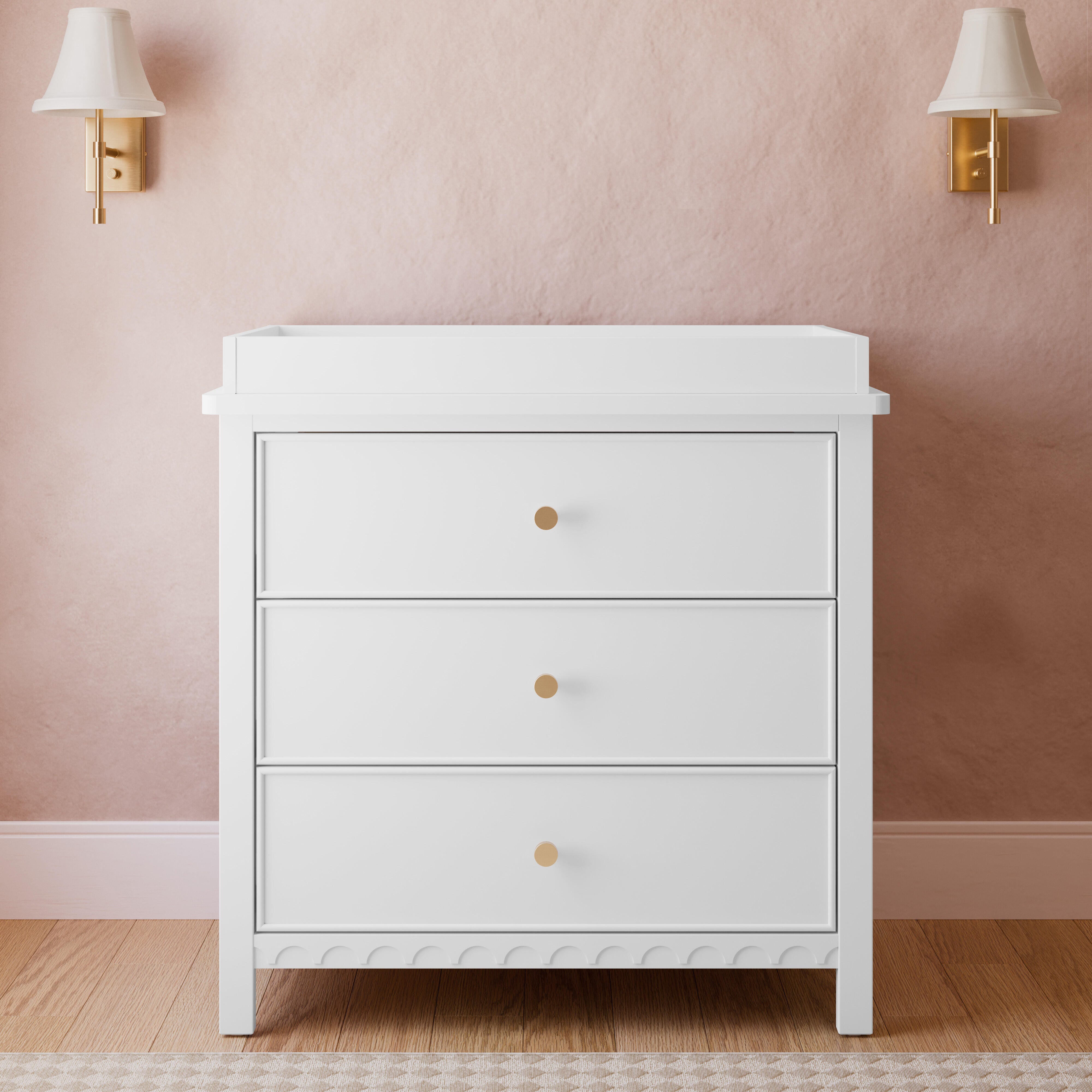 Graco Sasha 3 Drawer Chest of Drawers, White, large