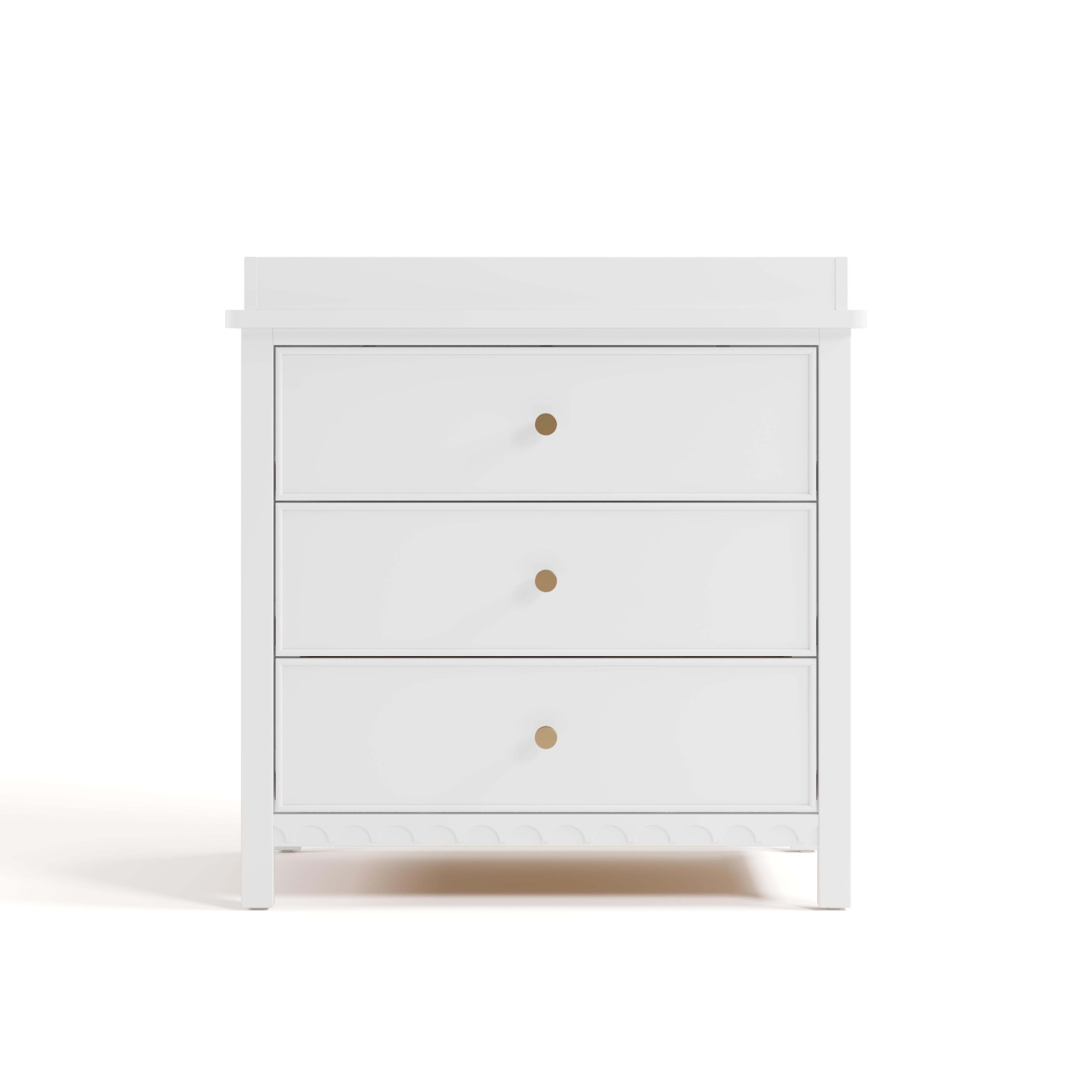 Graco Sasha 3 Drawer Chest of Drawers, White, large