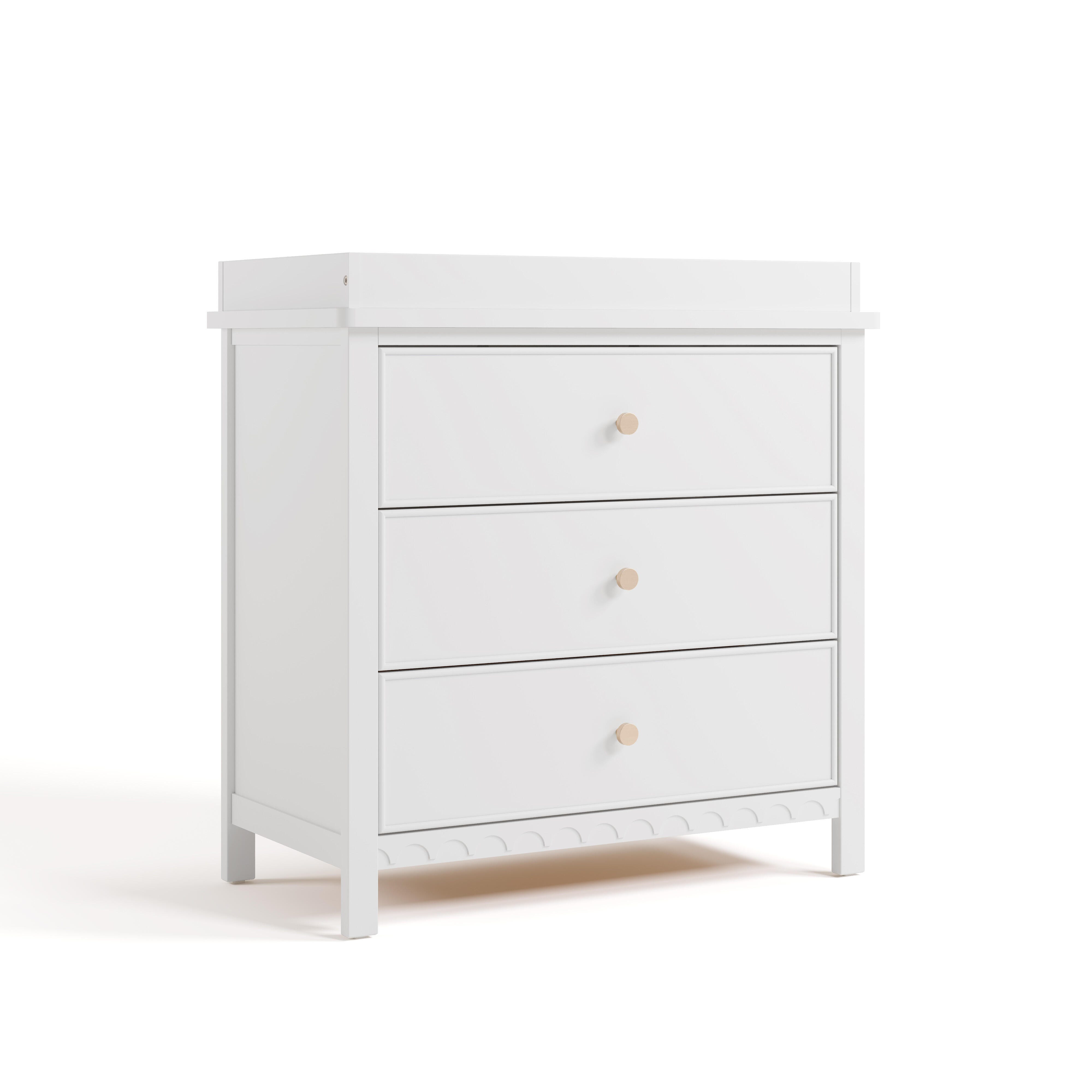 Graco Sasha 3 Drawer Chest of Drawers, White, large