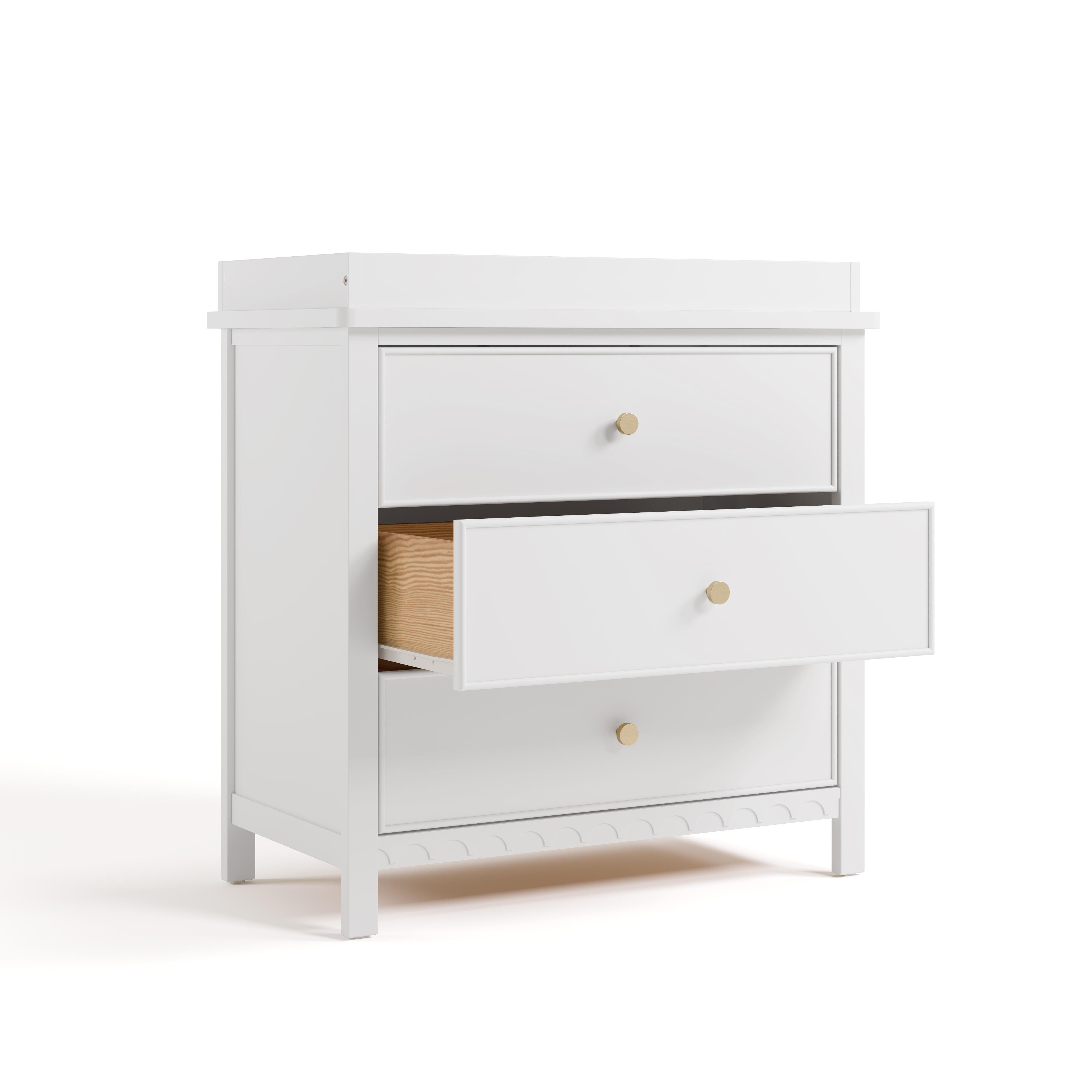 Graco Sasha 3 Drawer Chest of Drawers, White, large
