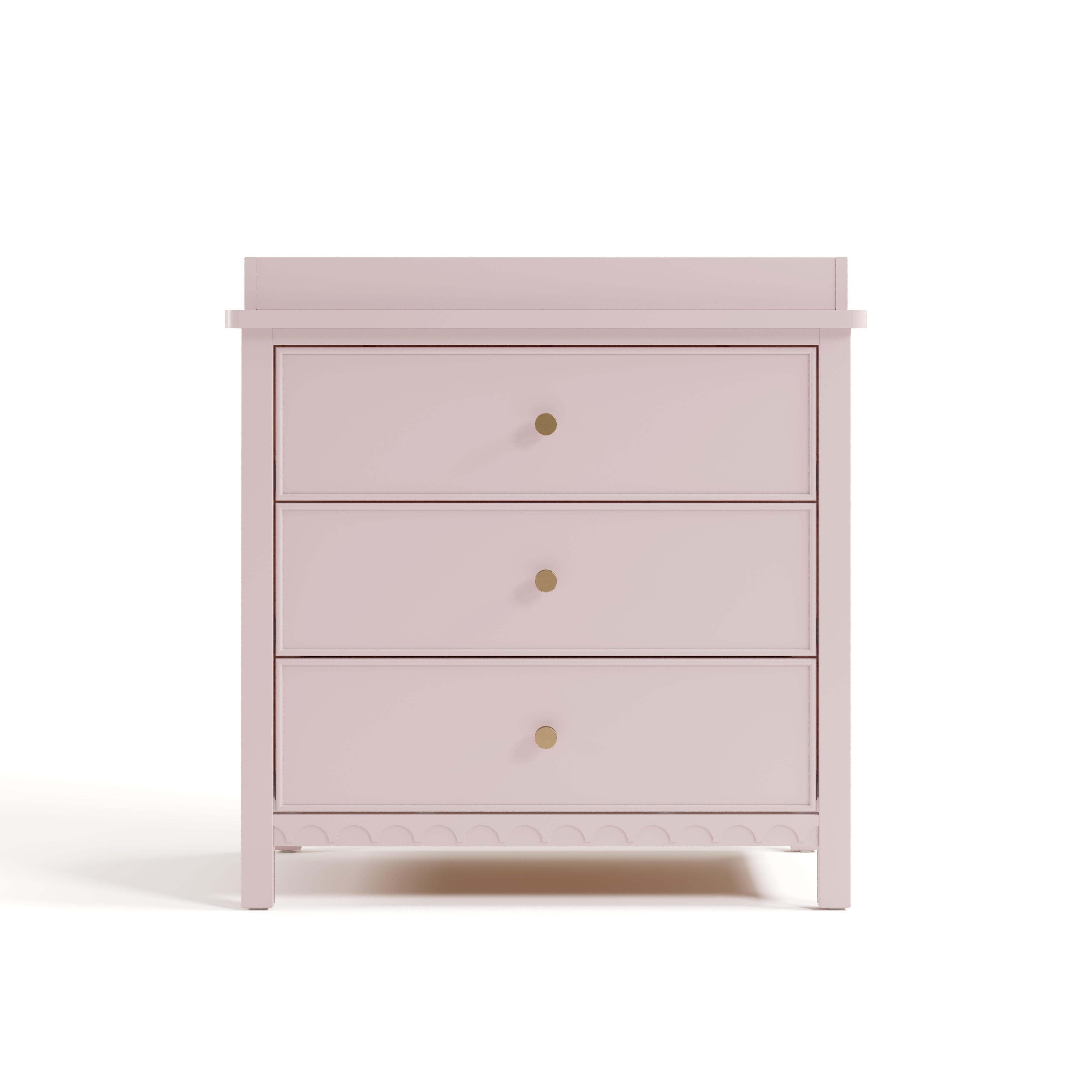 Graco Sasha 3 Drawer Chest of Drawers, Blush, large