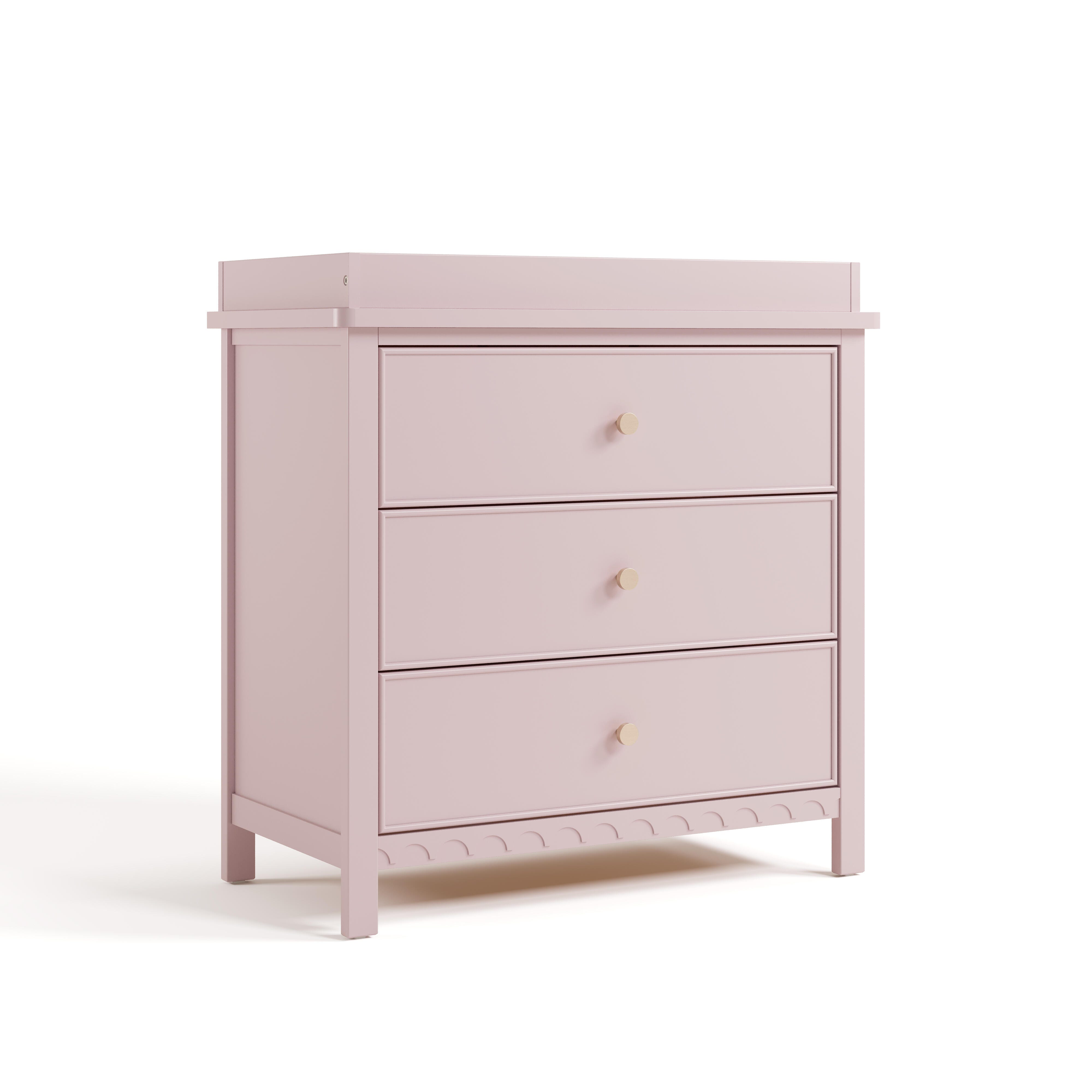 Graco Sasha 3 Drawer Chest of Drawers, Blush, large
