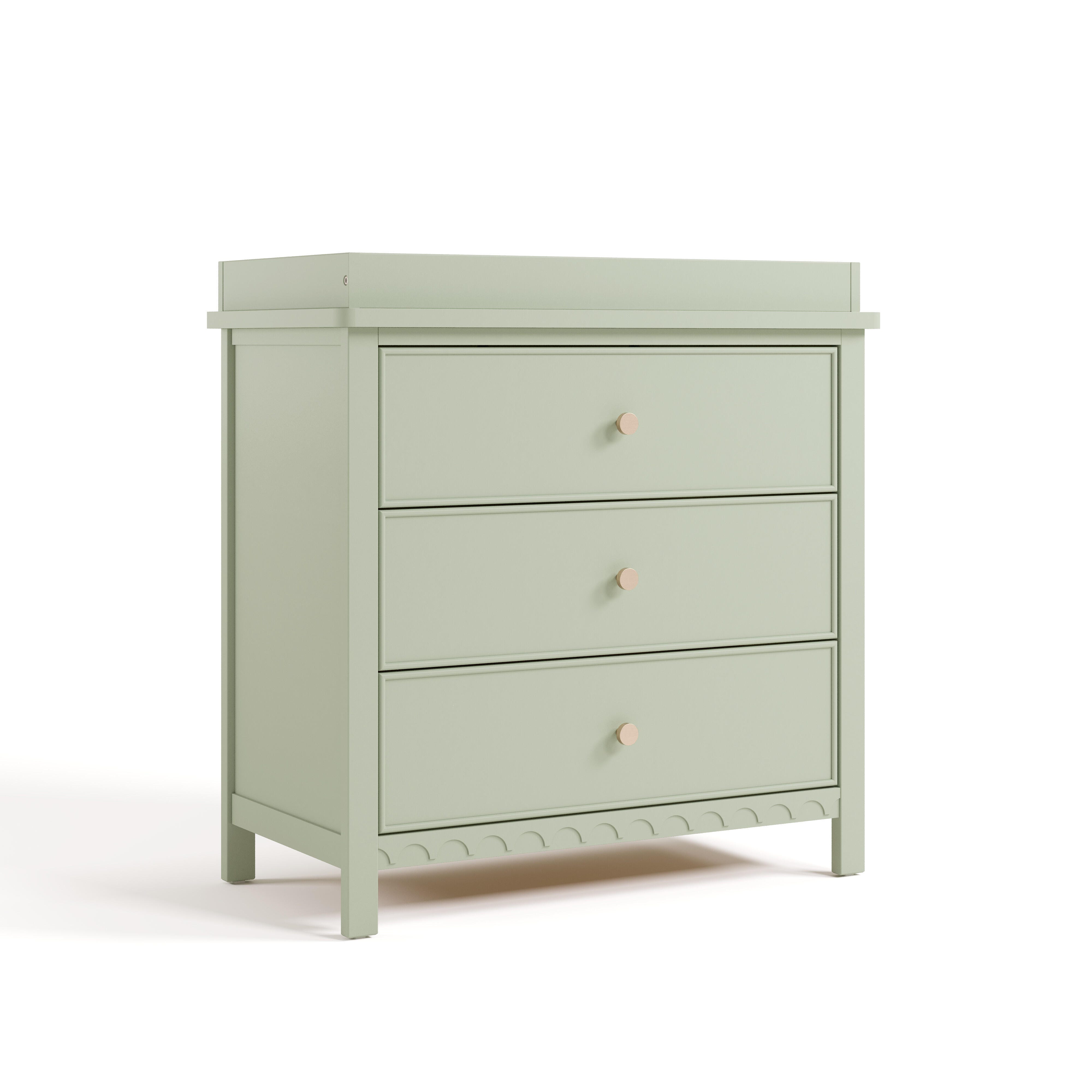 Graco Sasha 3 Drawer Chest of Drawers, Sage, large