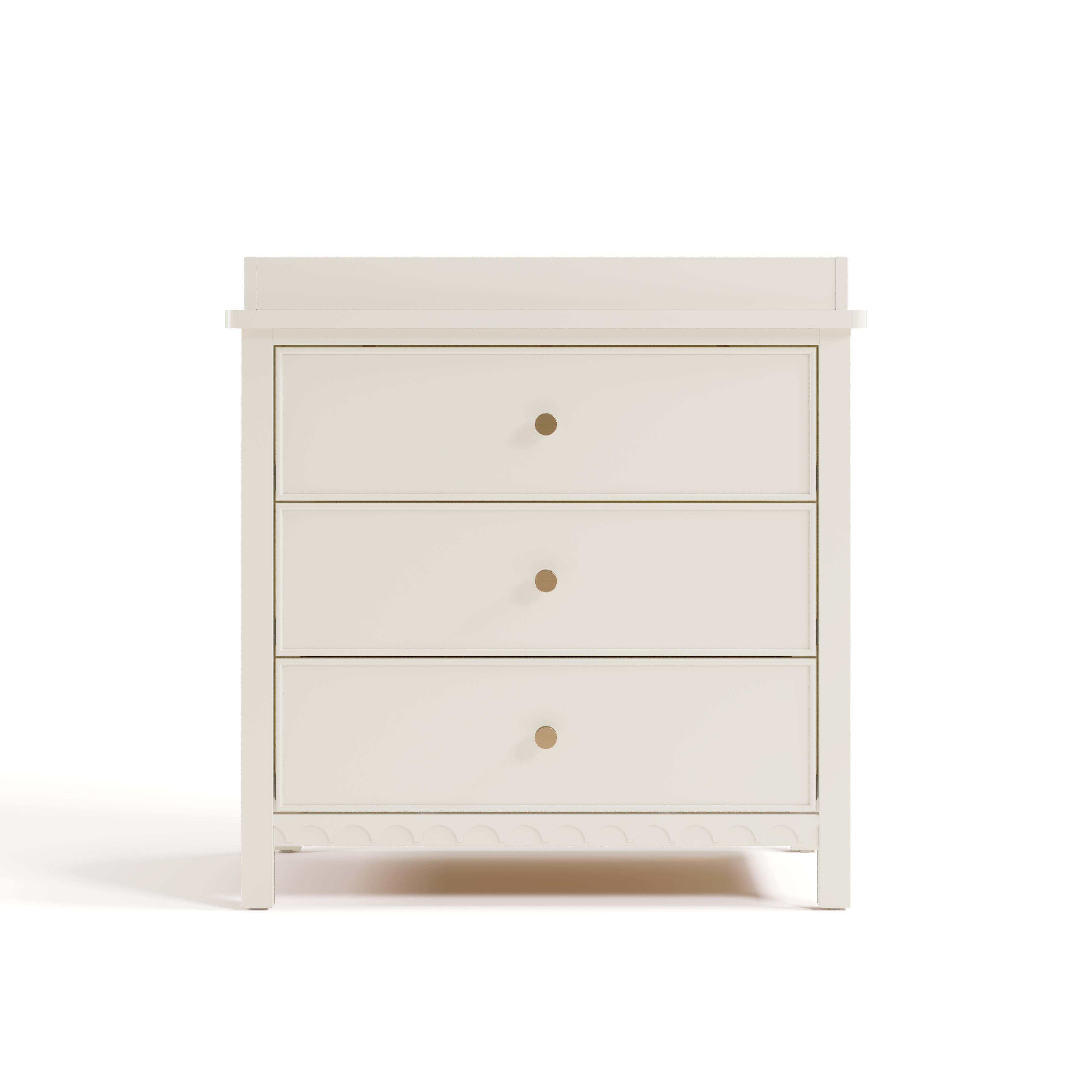 Graco Sasha 3 Drawer Chest of Drawers, Frosted Oat, large