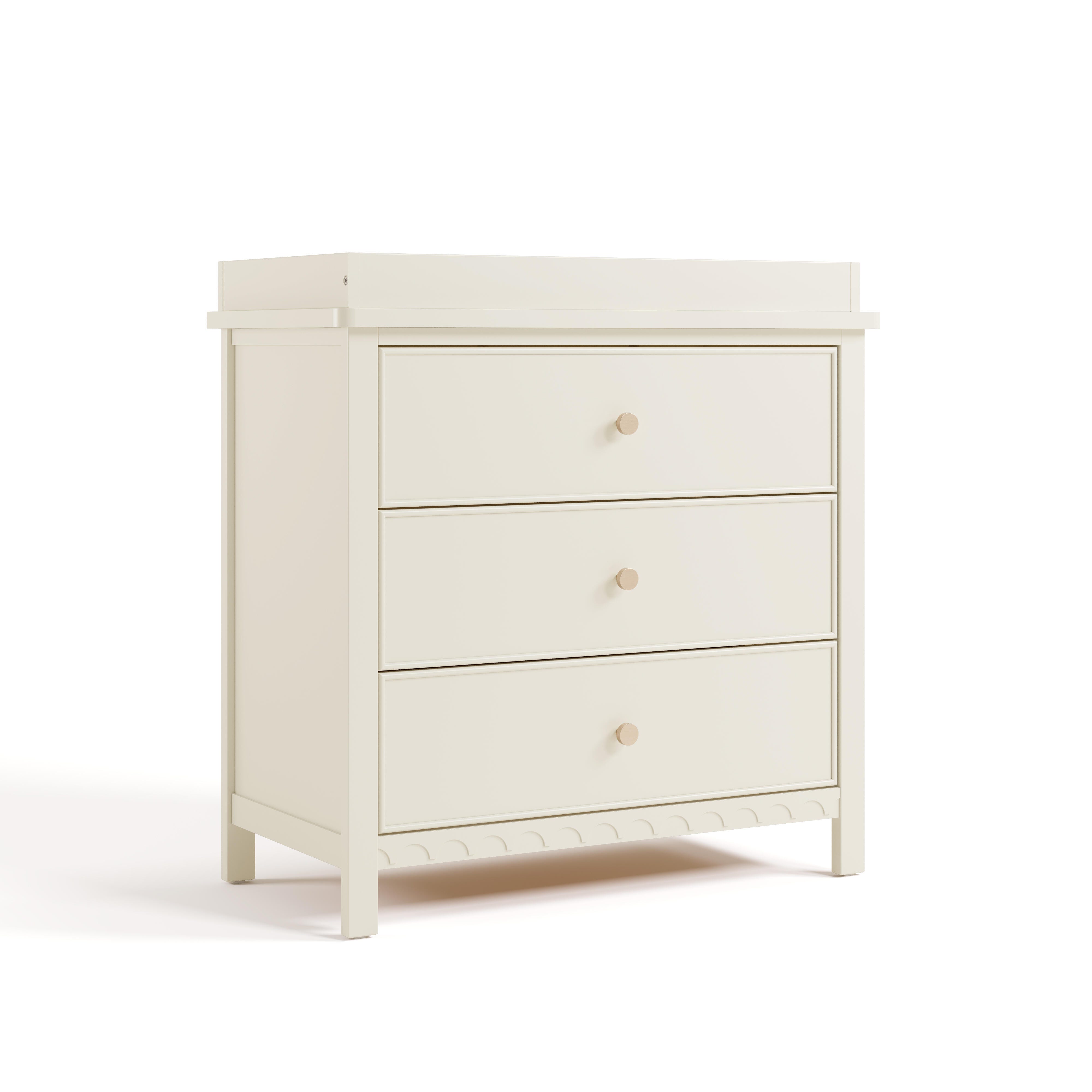 Graco Sasha 3 Drawer Chest of Drawers, Frosted Oat, large