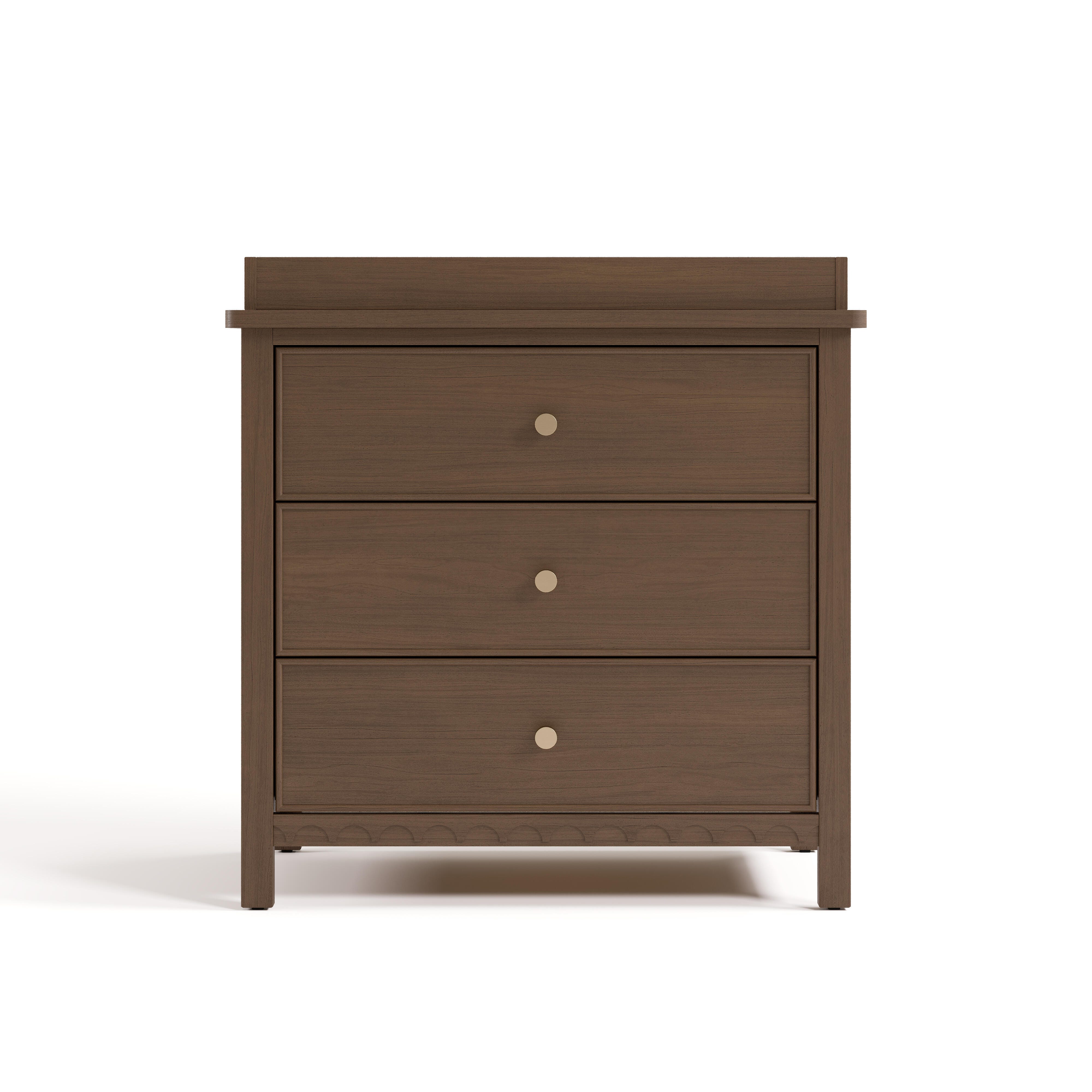 Graco Sasha 3 Drawer Chest of Drawers, Hazelnut, large
