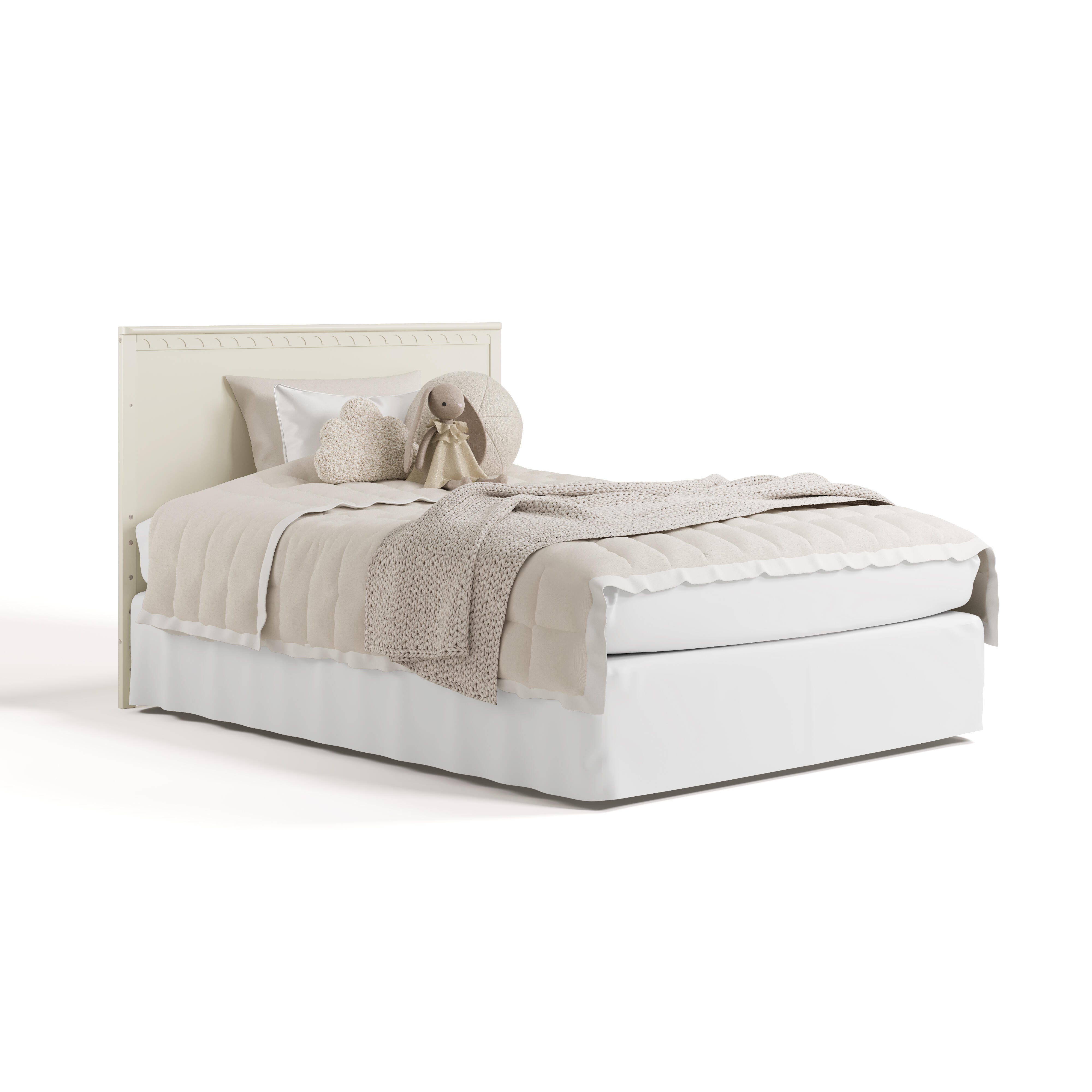 Graco Sasha 5-in-1 Convertible Crib with Storage Drawer, Frosted Oat, large