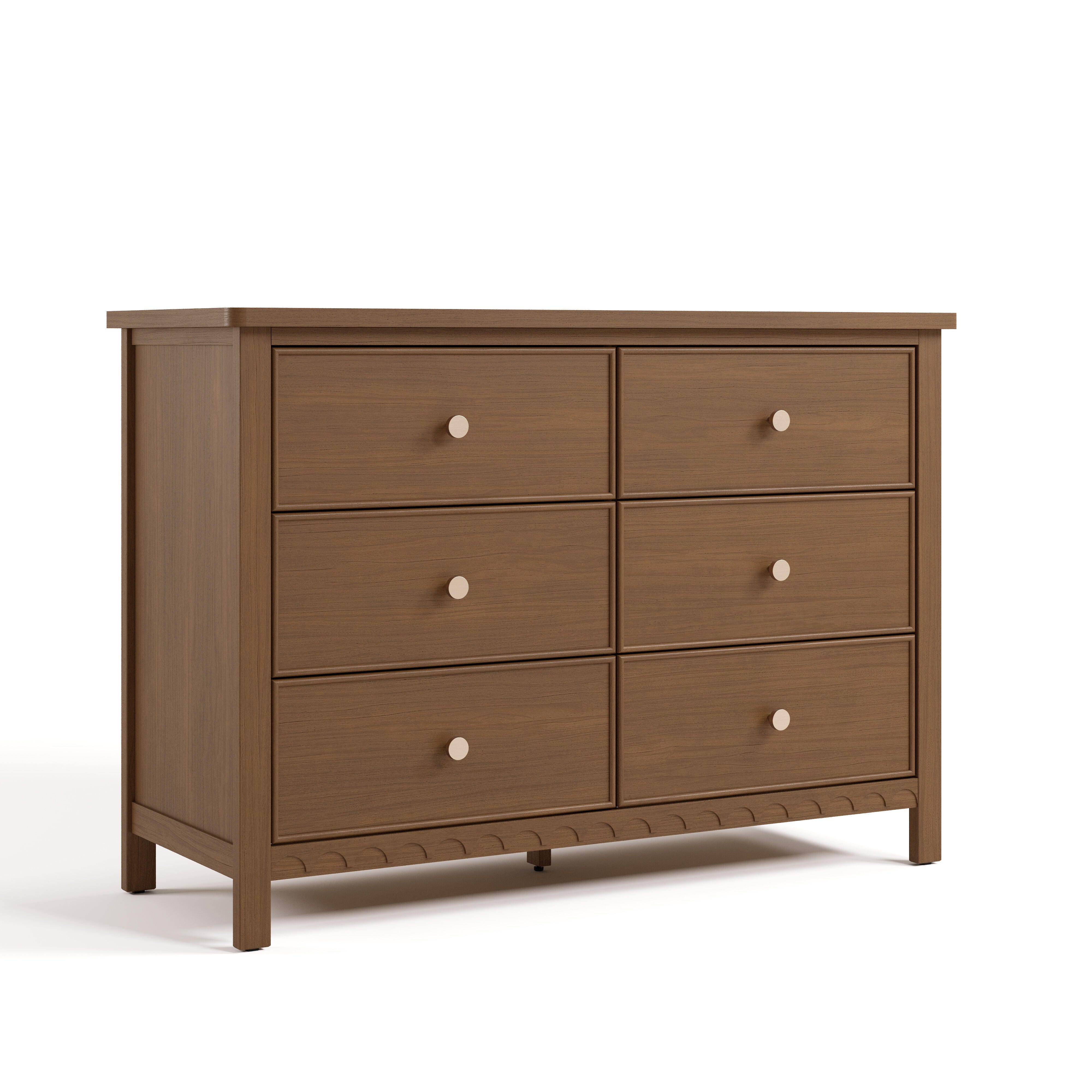 Graco Sasha 6 Drawer Dresser, Hazelnut, large