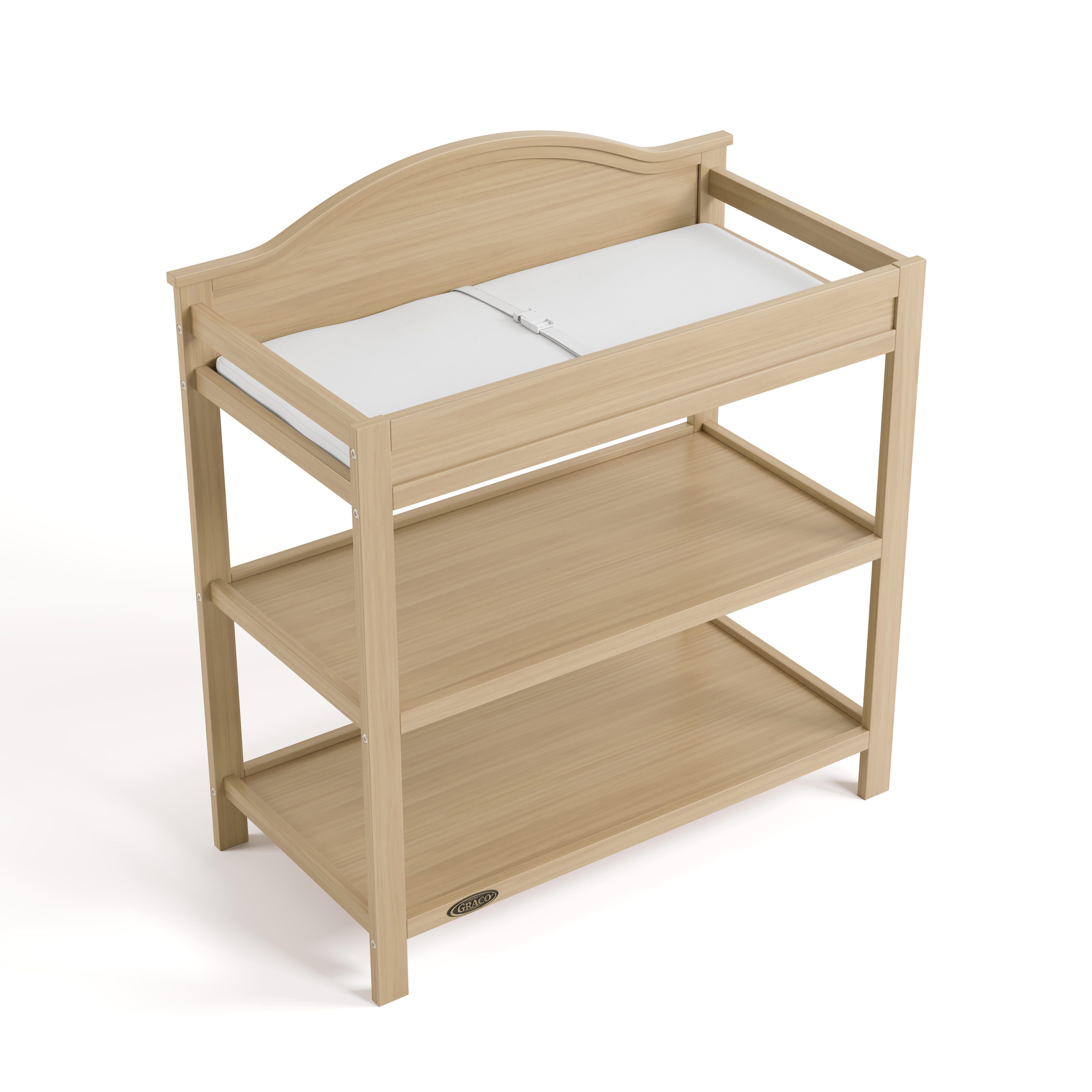 Graco Story Changing Table, Driftwood, large