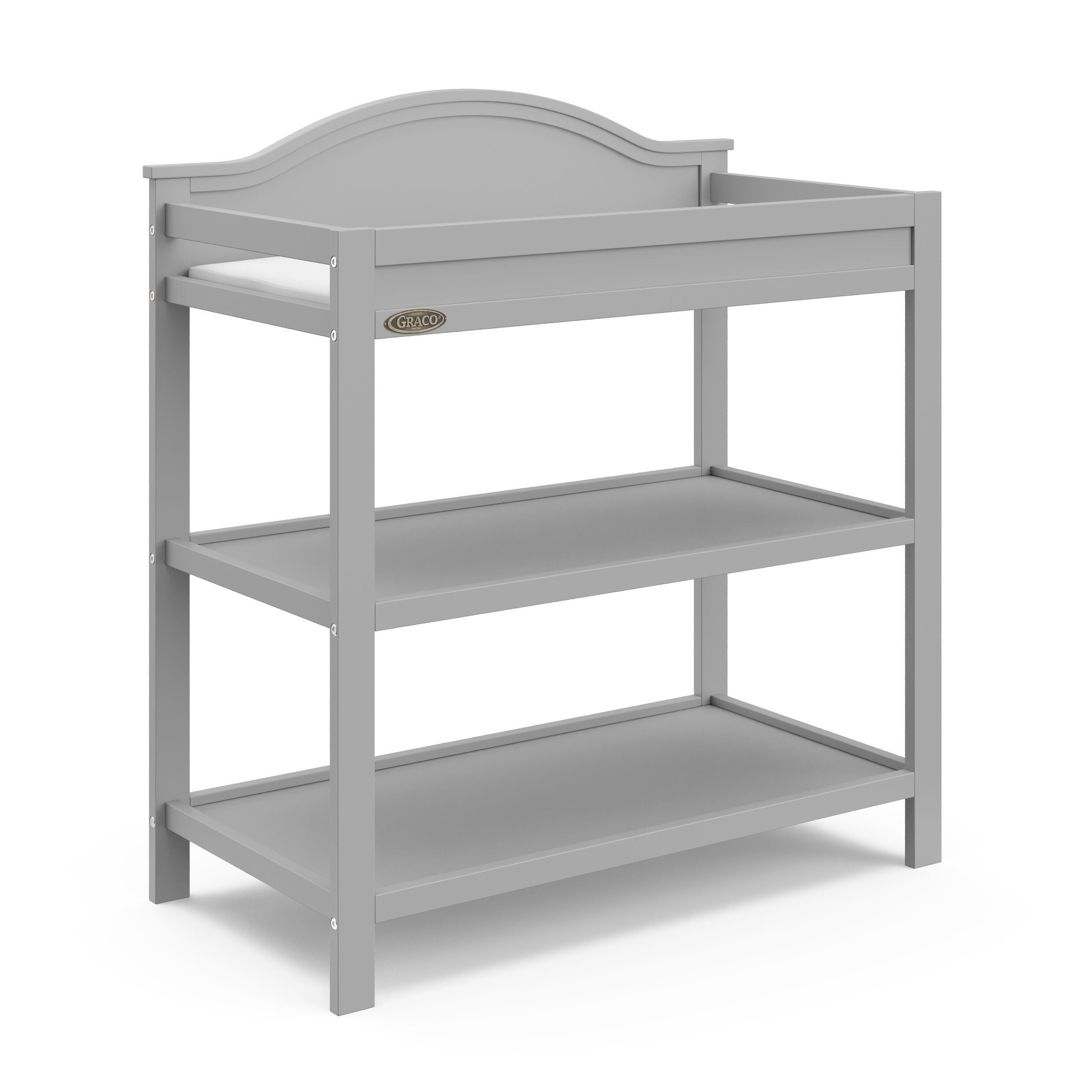 Graco Story Changing Table, Pebble Gray, large