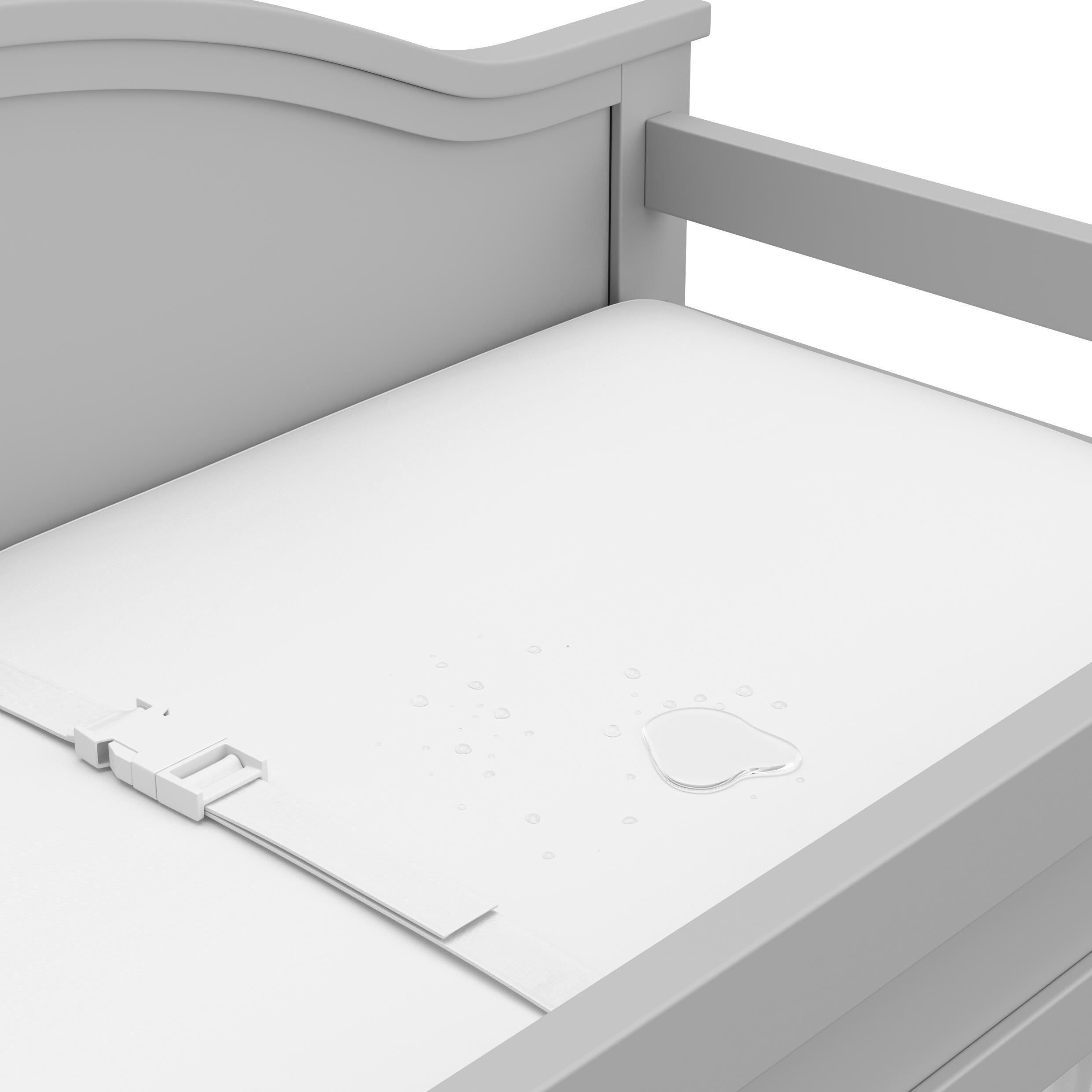 Graco Story Changing Table, Pebble Gray, large