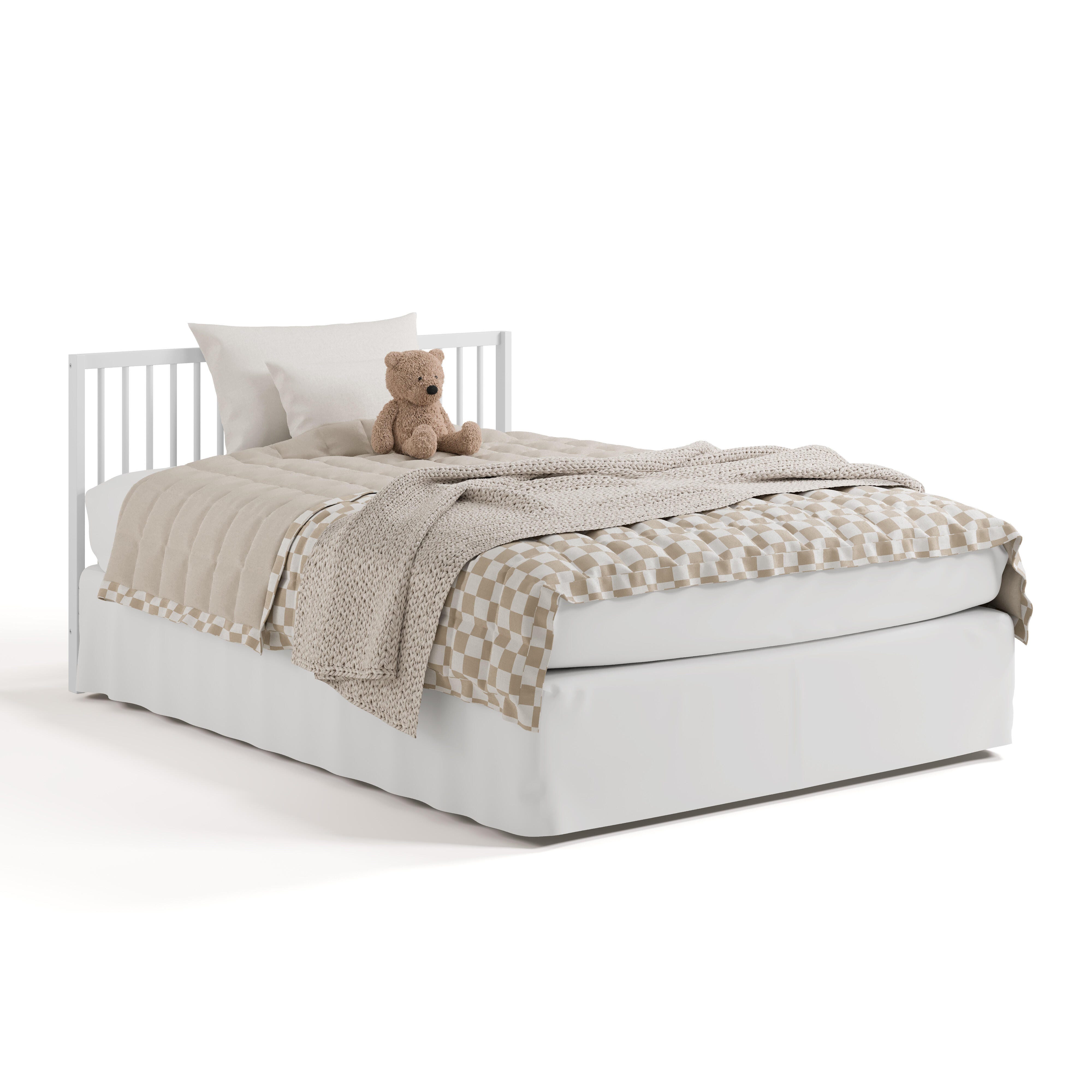 Graco Teddi 5-in-1 Convertible Crib and Changer with Storage Drawer, White, large