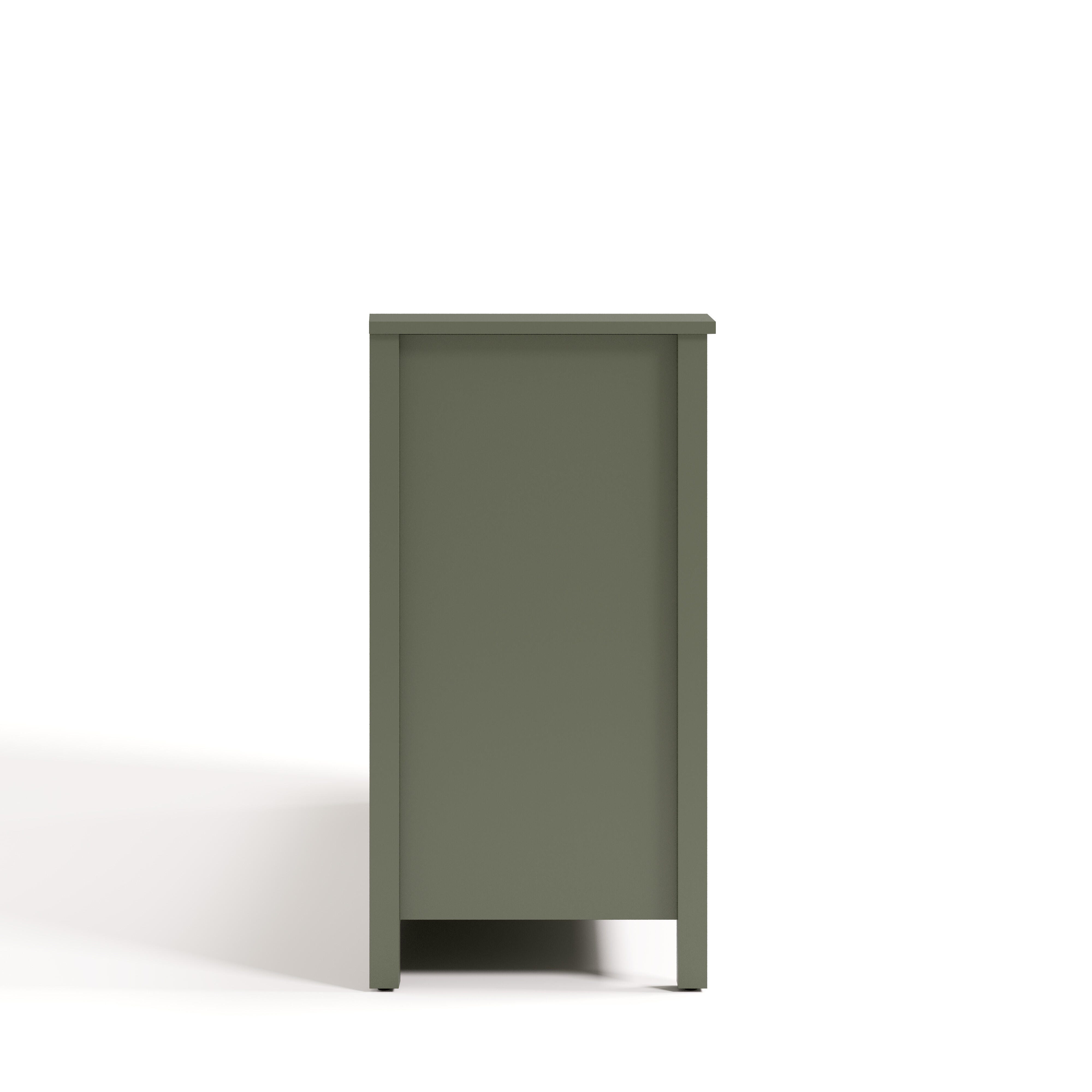 Storkcraft Alpine 6 Drawer Dresser, Olive, large