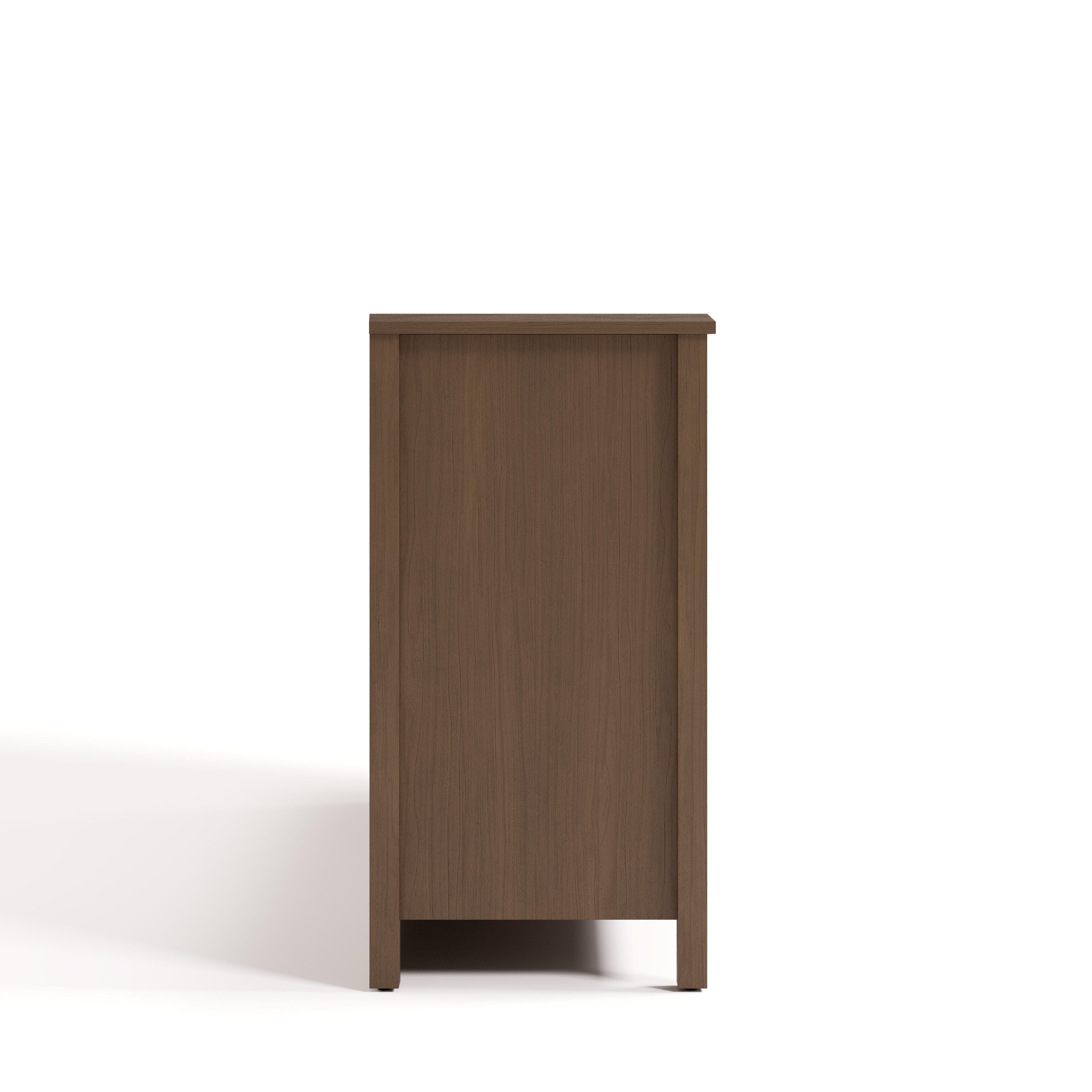 Storkcraft Alpine 6 Drawer Dresser, Hazelnut, large