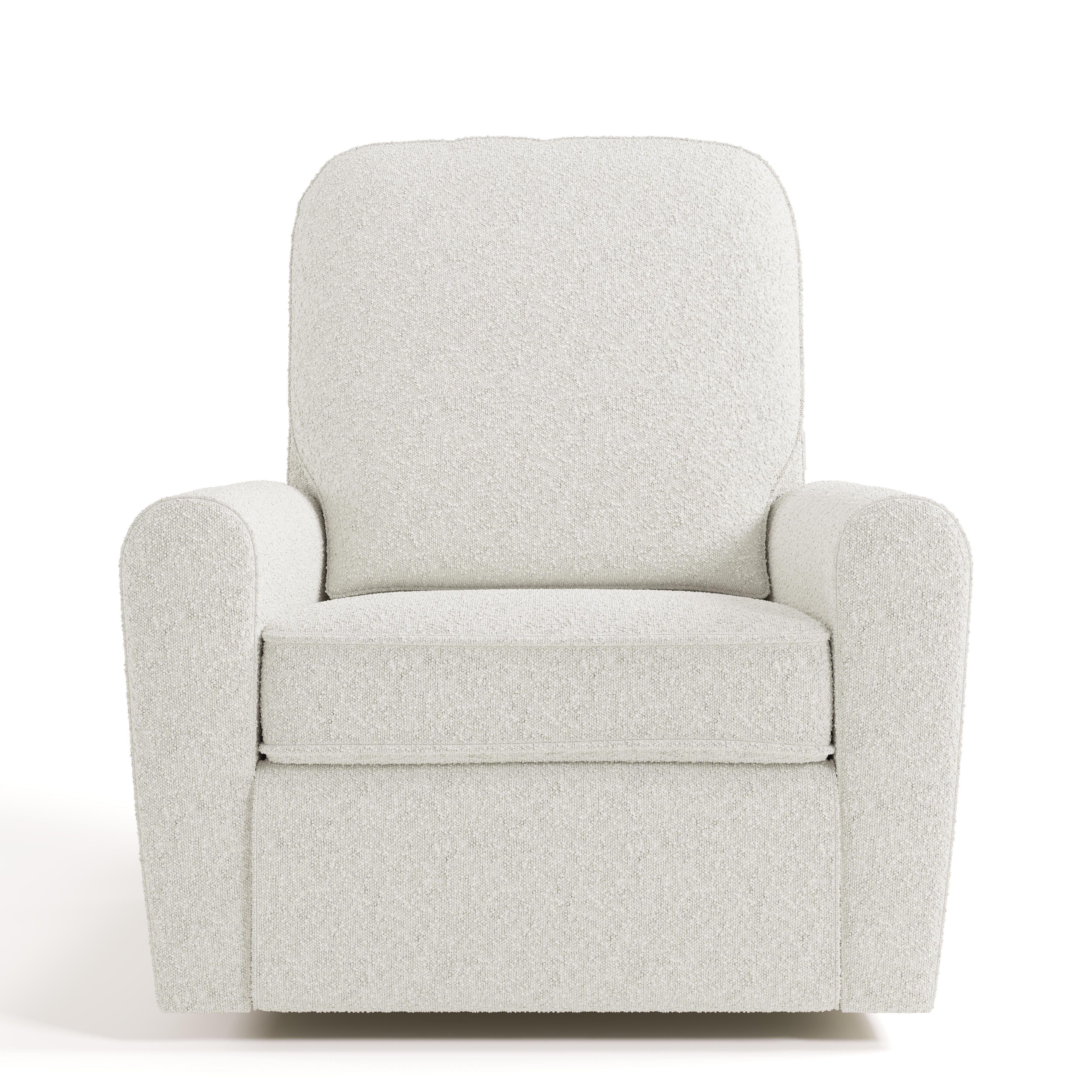 Storkcraft Amalfi Deluxe Power Swivel Glider Recliner, Ivory, large