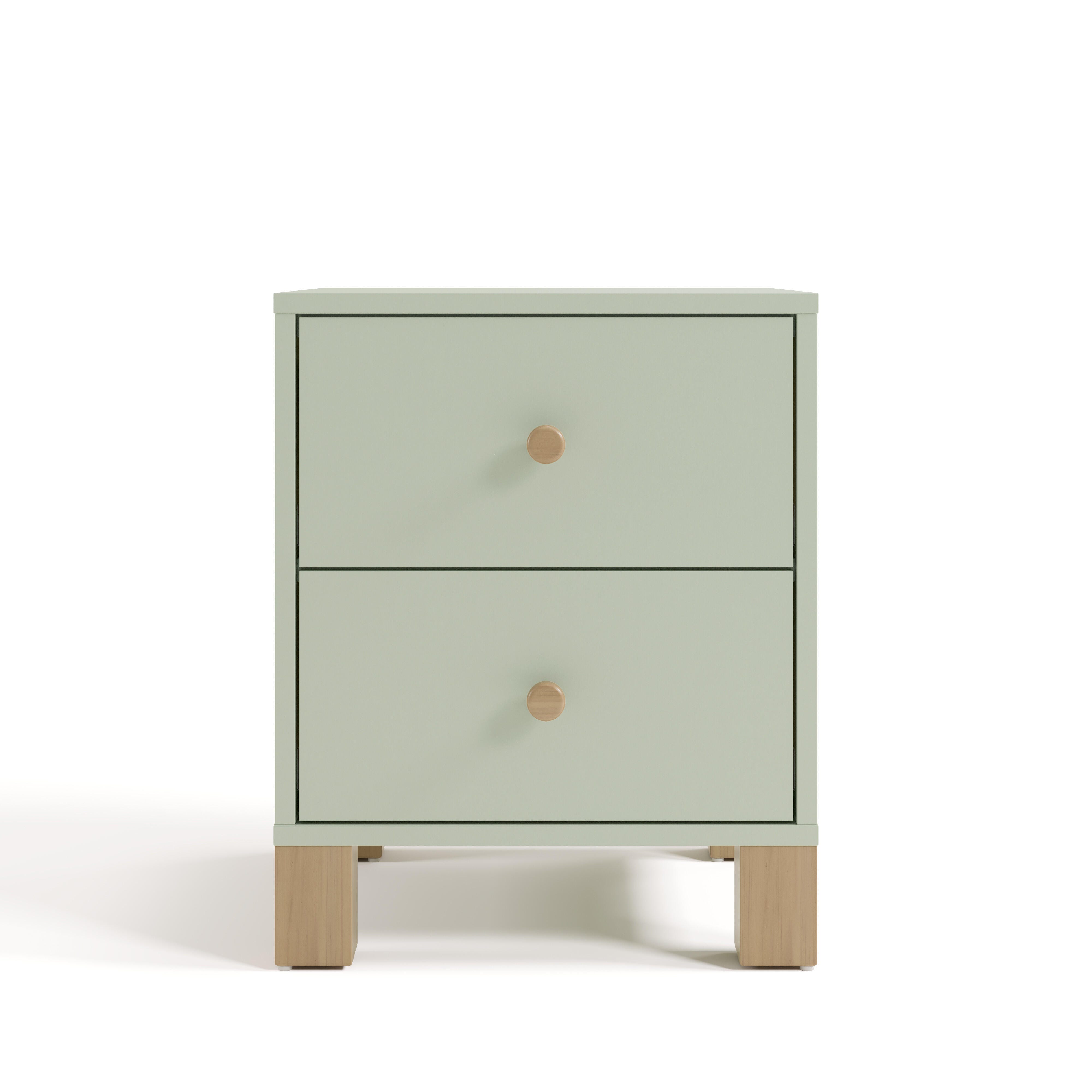 Storkcraft California 18" 2 Drawer Nightstand
