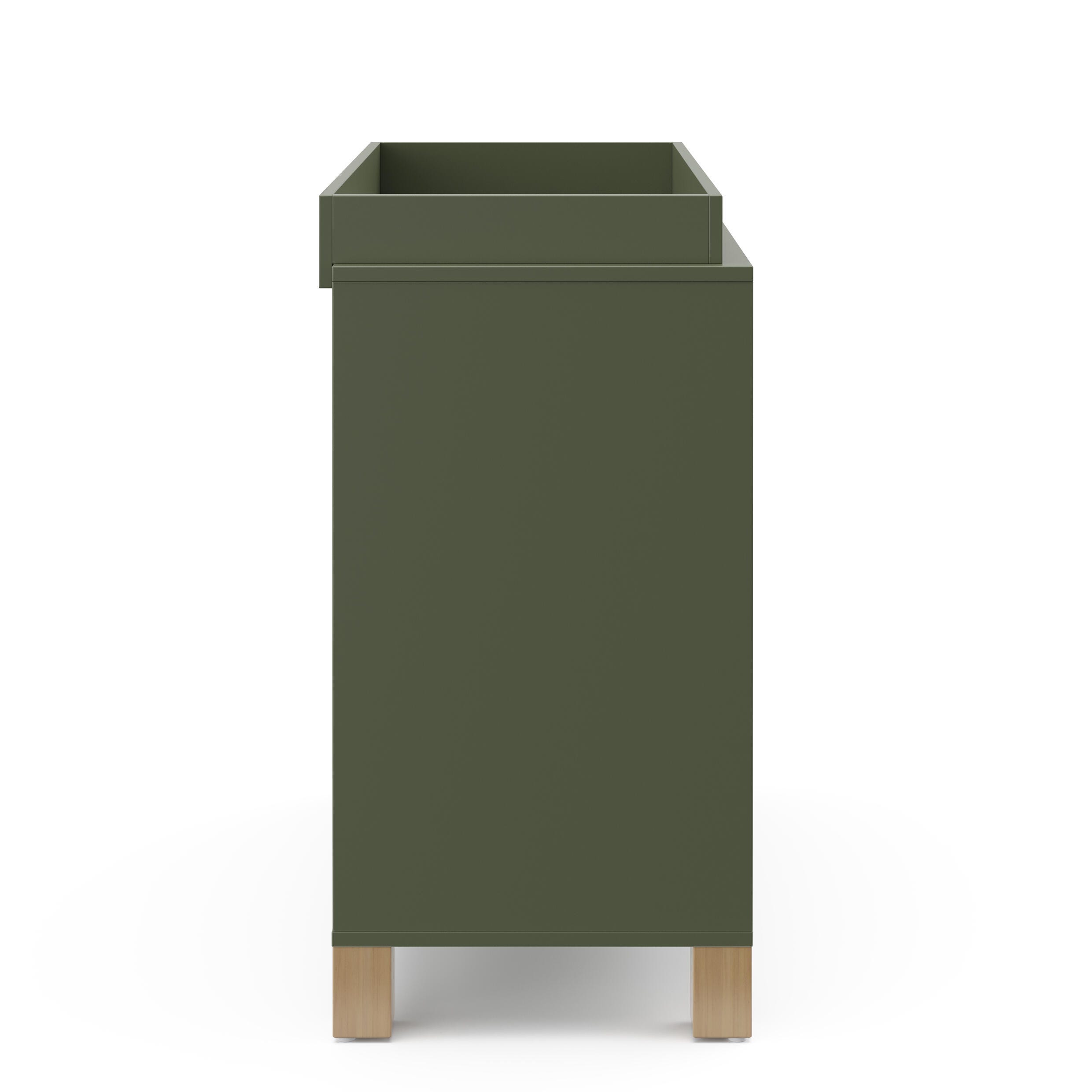 Storkcraft California 3 Drawer Chest of Drawers, Olive/Driftwood, large