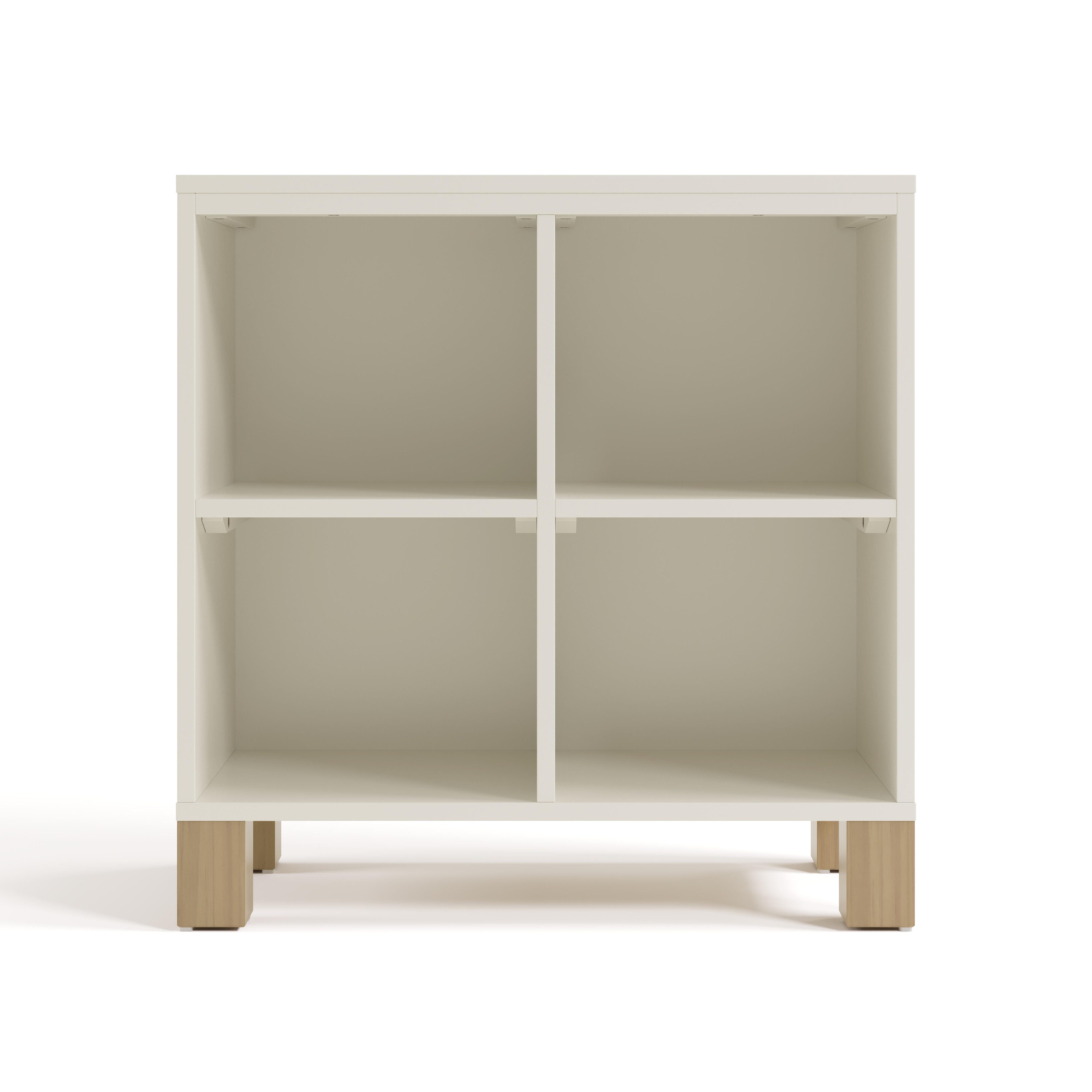Storkcraft California Organizer Bookcase, Frosted Oat/Driftwood, large