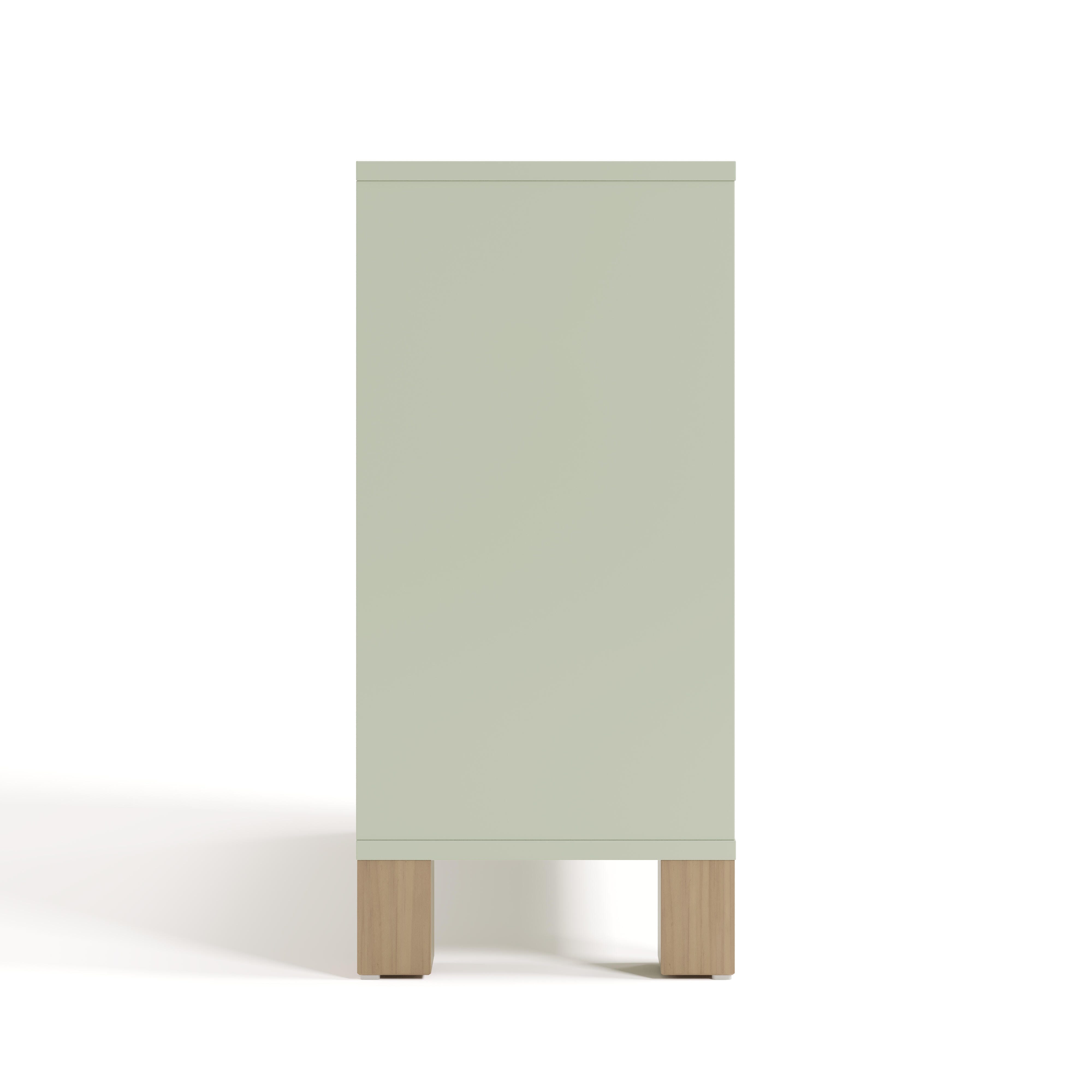 Storkcraft California Organizer Bookcase, Sage/Driftwood, large